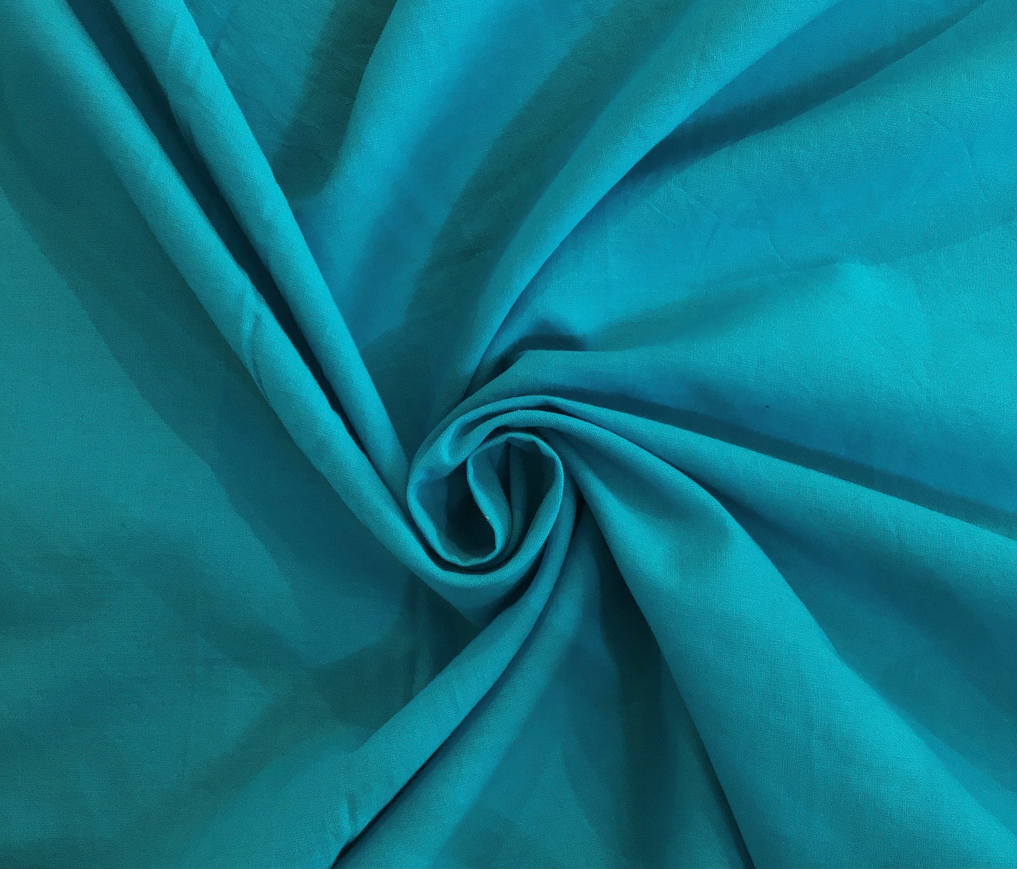 Bright blue Plain coloured Fabric 100% Cotton