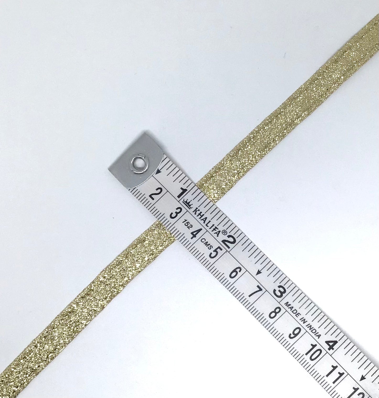 10mm gold metallic ribbon - Violet Elizabeth - Haberdashery