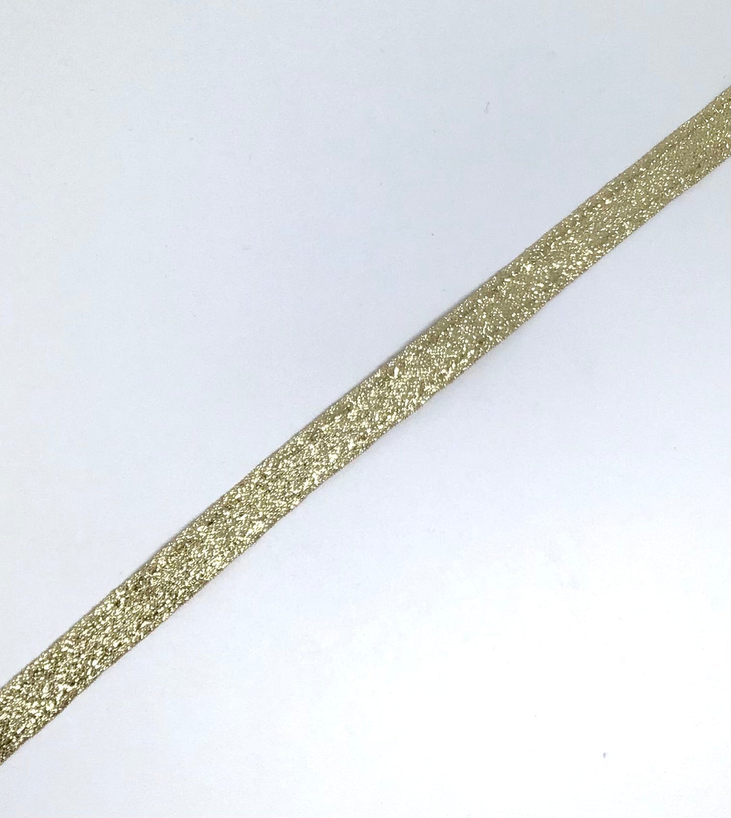 10mm gold metallic ribbon - Violet Elizabeth - Haberdashery