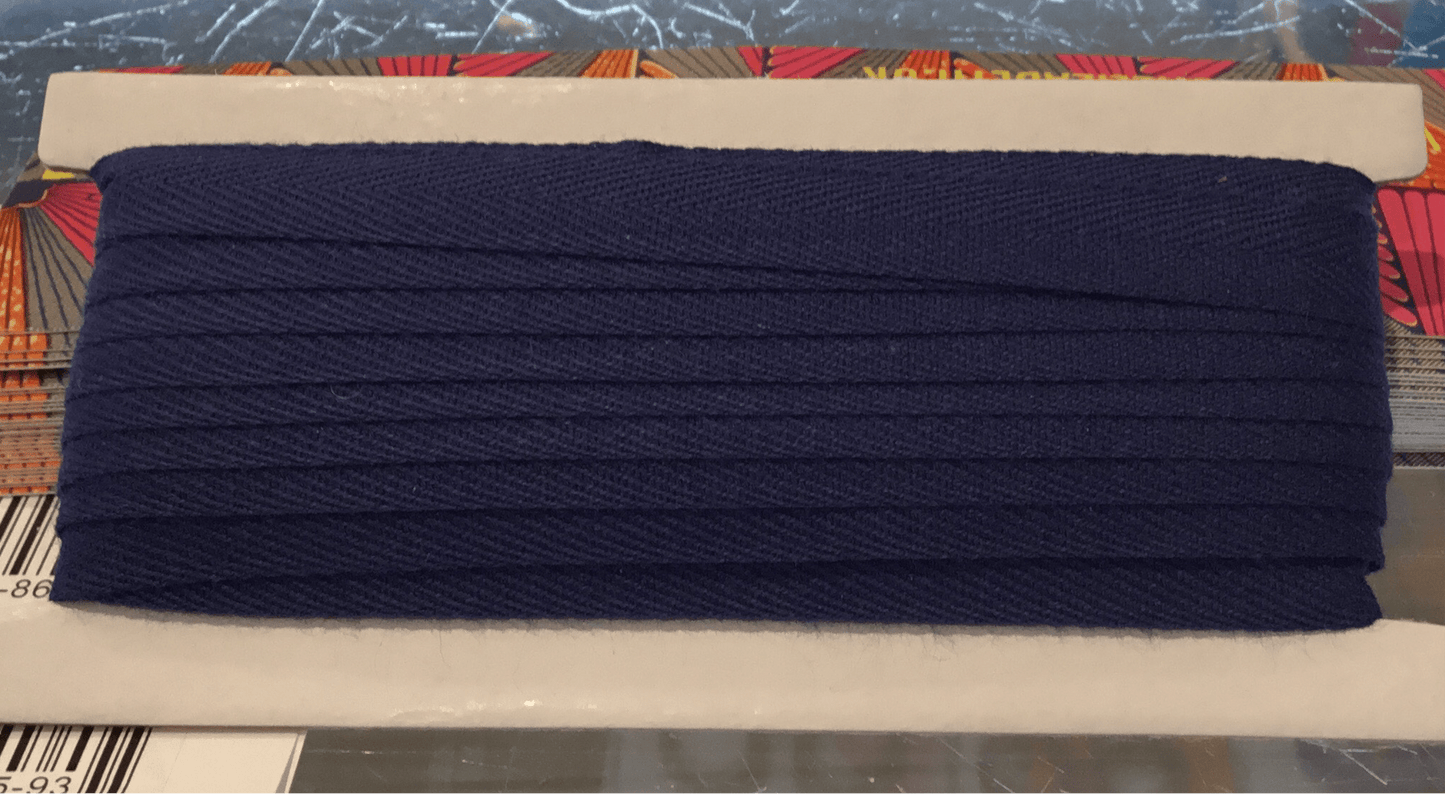 12mm navy I tape - Violet Elizabeth - Haberdashery
