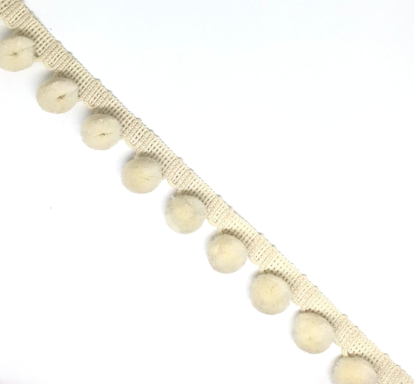 28mm PomPom trim - Violet Elizabeth - Haberdashery