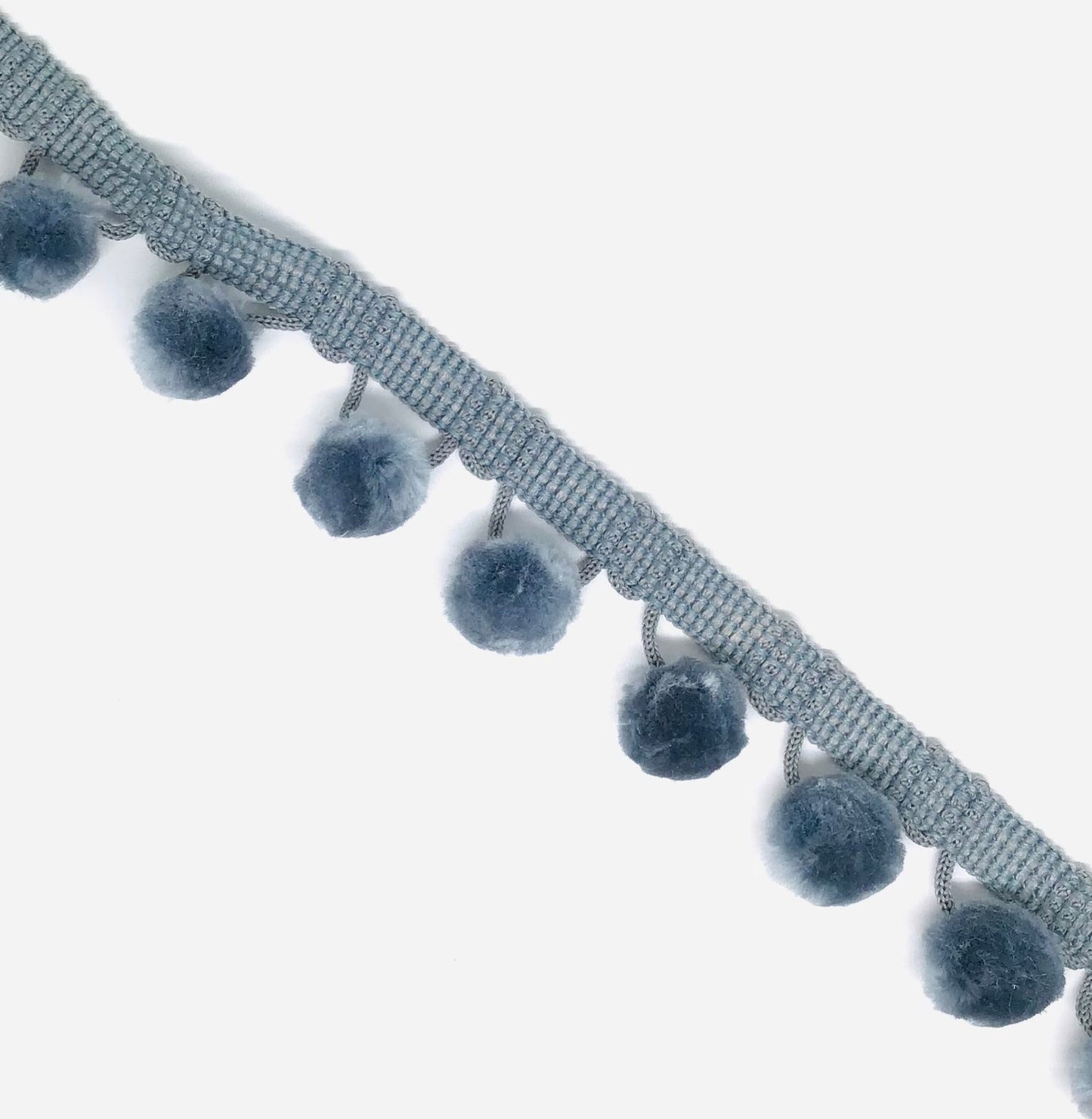 28mm PomPom trim - Violet Elizabeth - Haberdashery