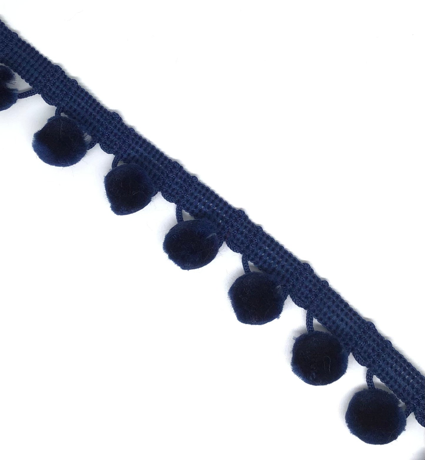 28mm PomPom trim - Violet Elizabeth - Haberdashery