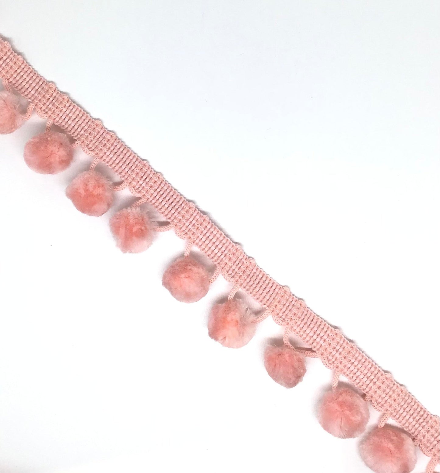 28mm PomPom trim - Violet Elizabeth - Haberdashery