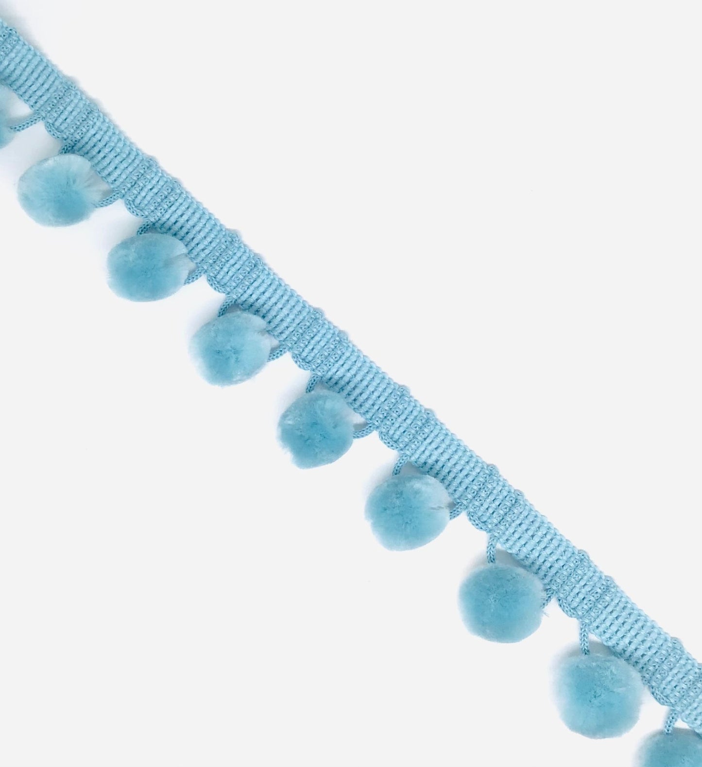 28mm PomPom trim - Violet Elizabeth - Haberdashery