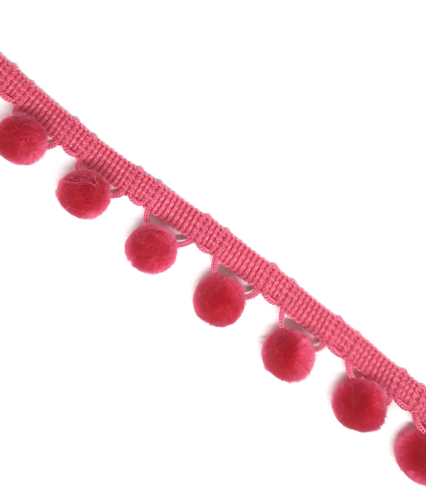 28mm PomPom trim - Violet Elizabeth - Haberdashery