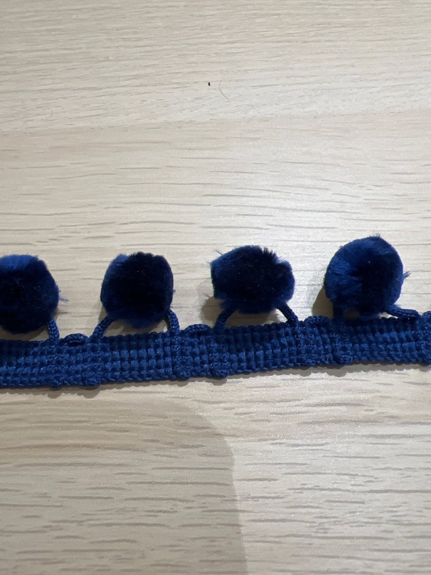 28mm PomPom trim - Violet Elizabeth - Haberdashery