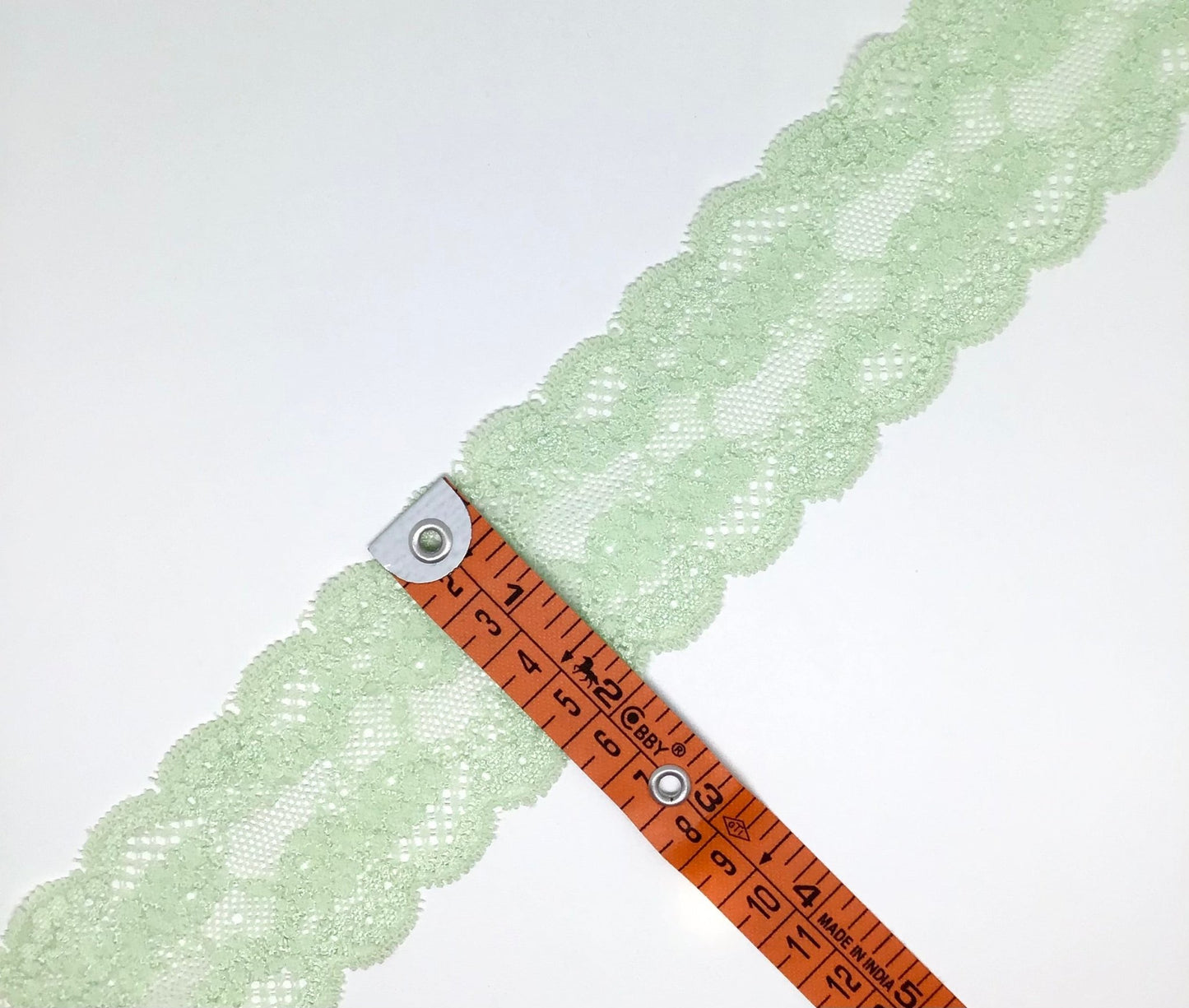 55mm Apple Green Lace - Violet Elizabeth - Haberdashery