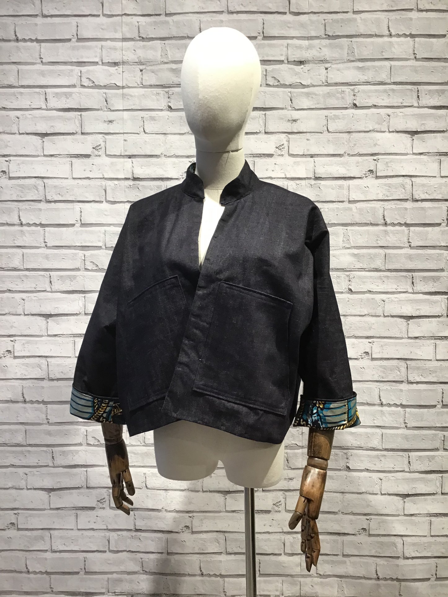 Shoreline Beats Denim Jacket - Violet Elizabeth