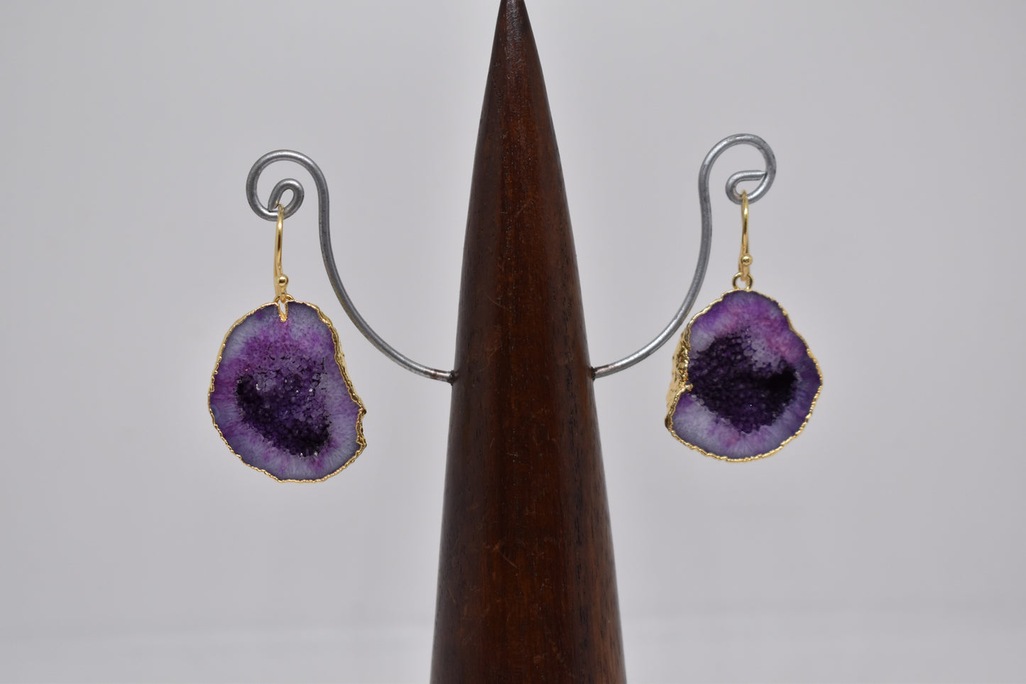 Geode Druzy Earrings available in a variety of fabulous colours - Violet Elizabeth