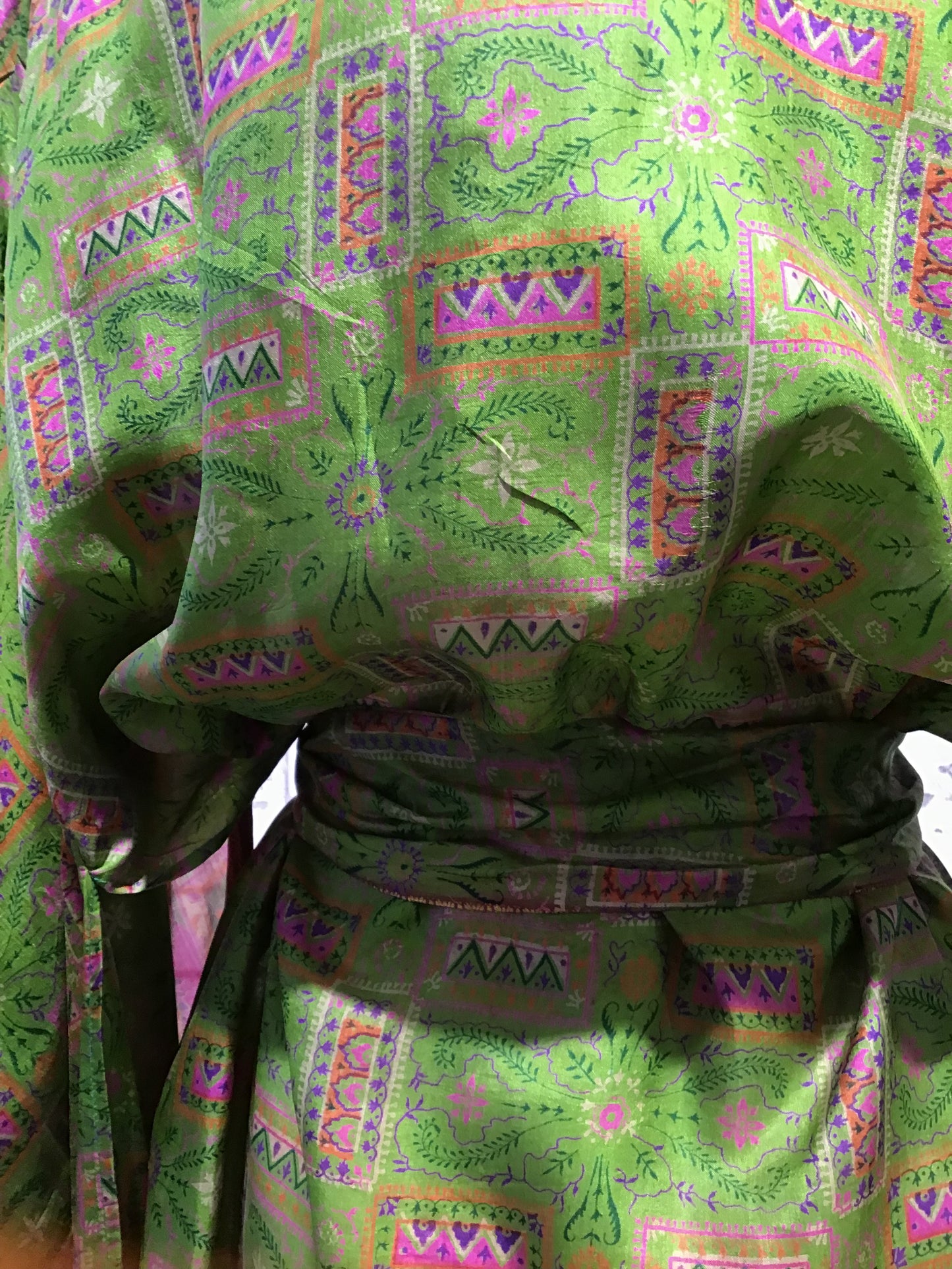 Garden of Angels Silk Kimono - Violet Elizabeth