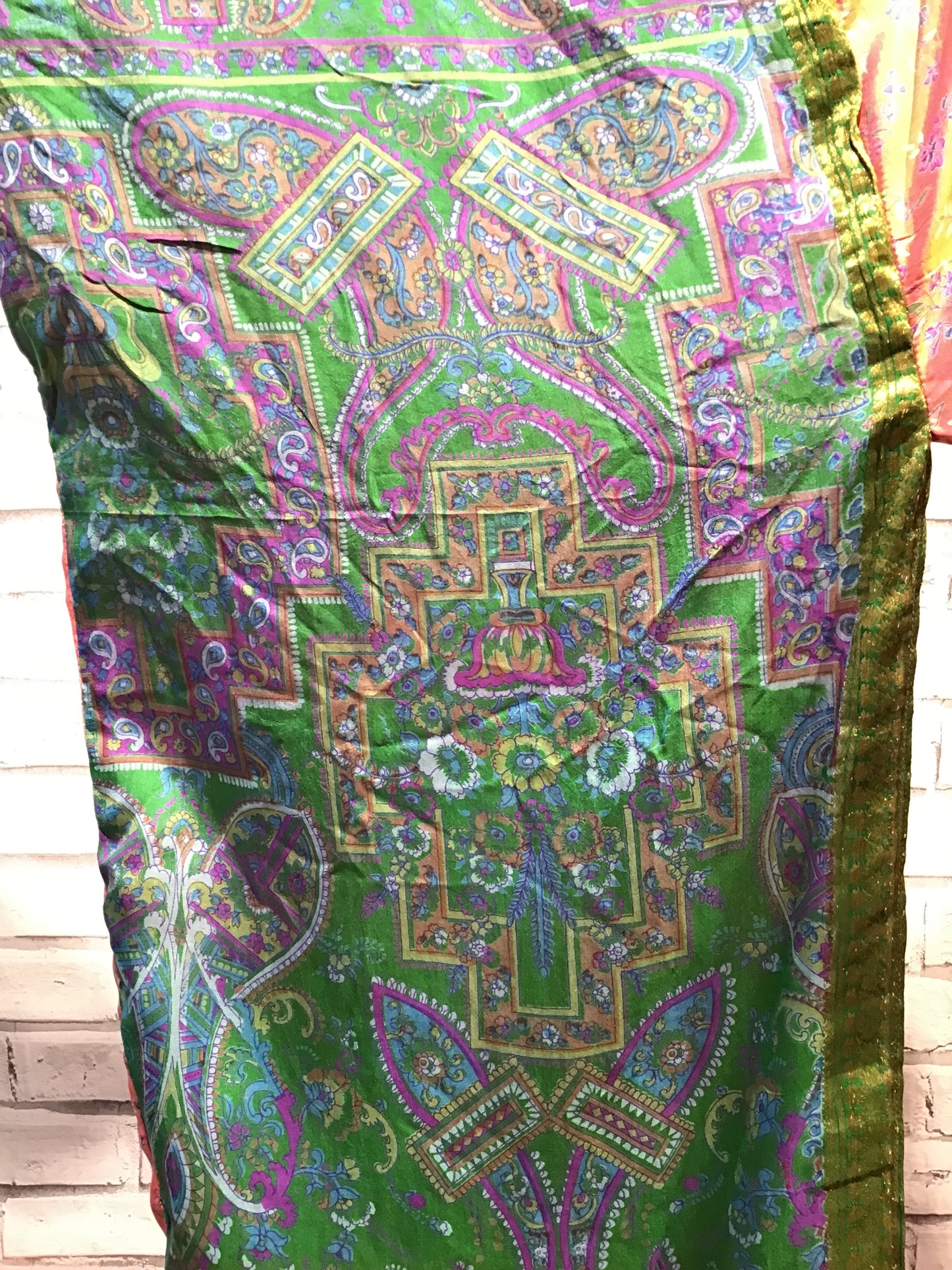 Luminescent Liana Silk Kimono - Violet Elizabeth