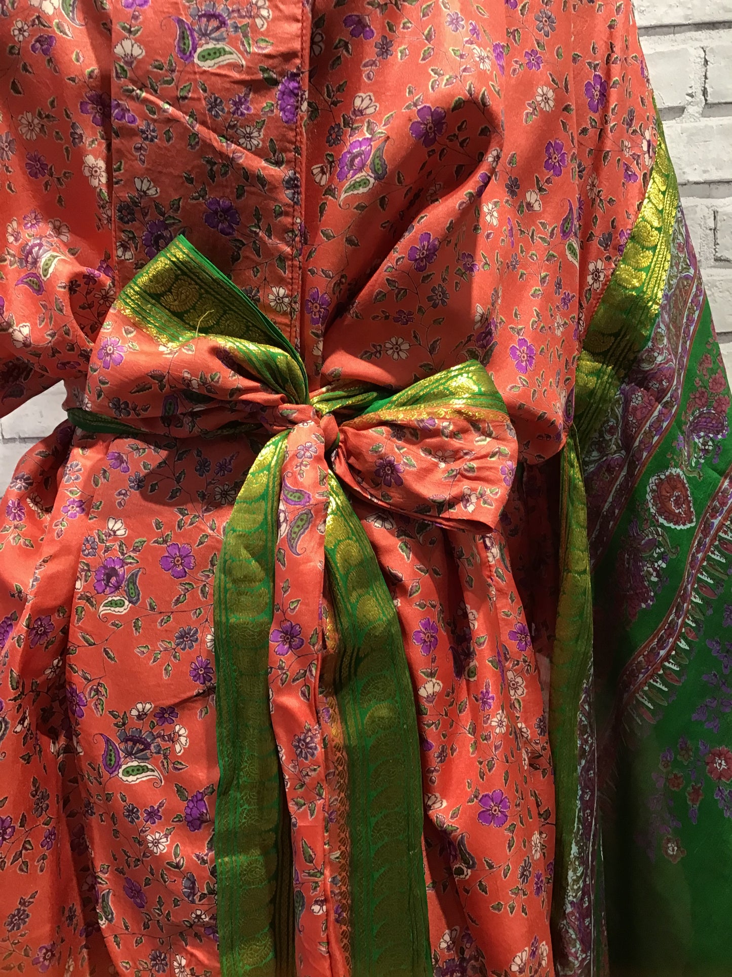 Divine Harappa Silk Kimono - Violet Elizabeth