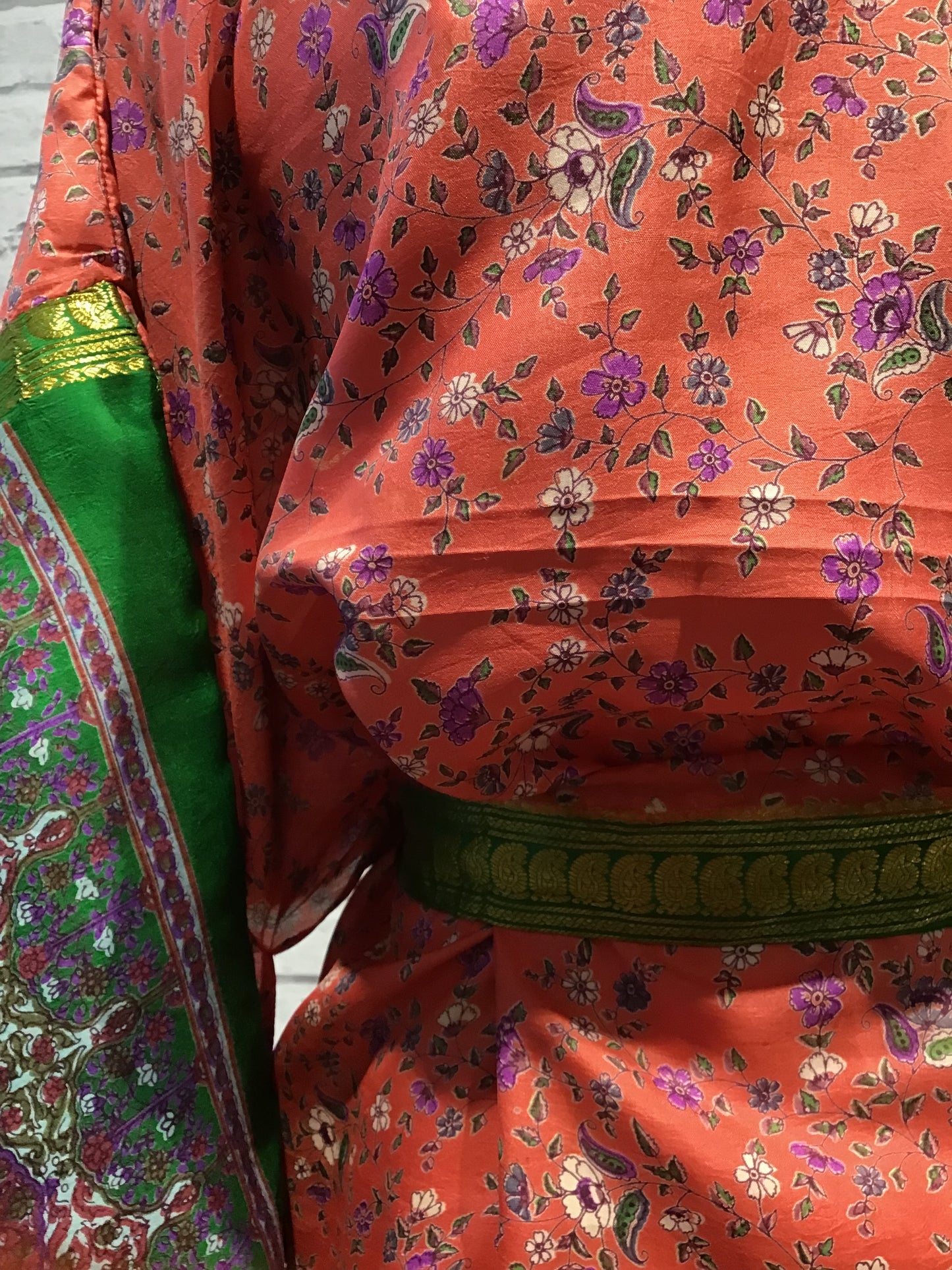 Divine Harappa Silk Kimono - Violet Elizabeth