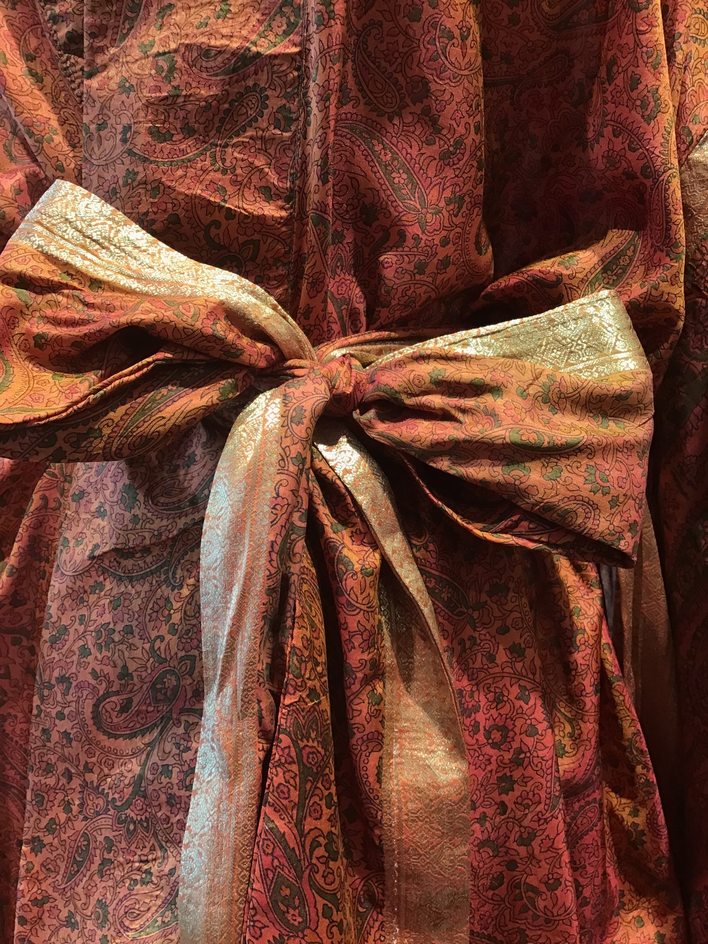 Sun kissed Aphrodite Silk Kimono - Violet Elizabeth