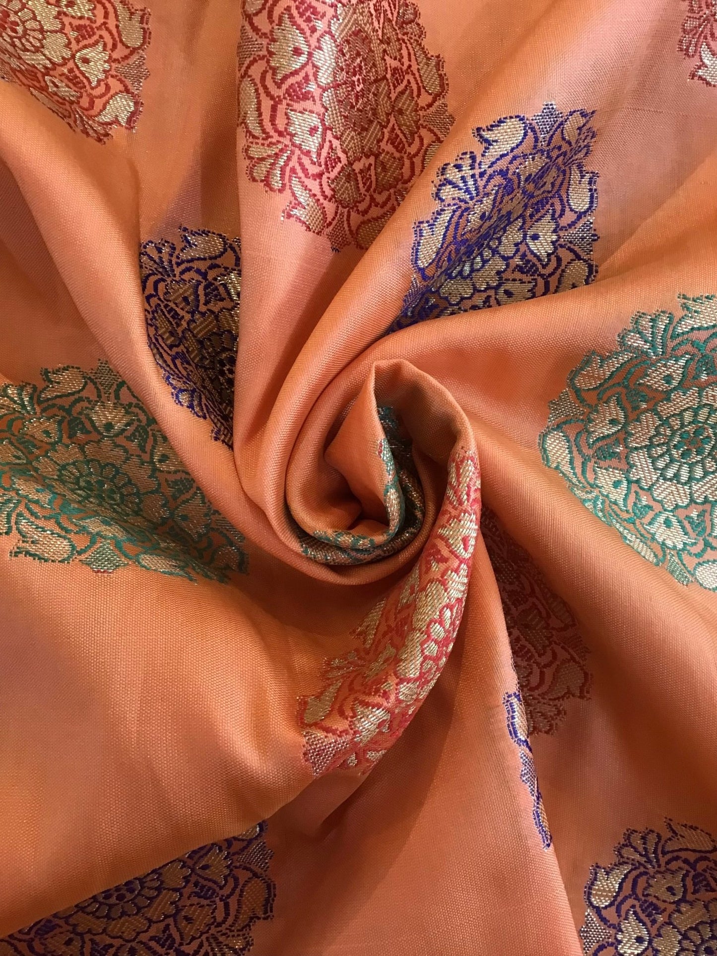 Banarasi silk brocade - Violet Elizabeth - Haberdashery