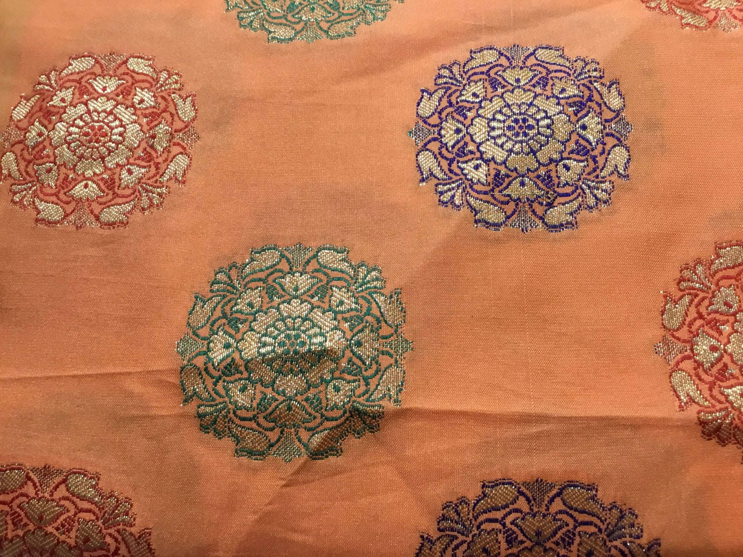 Banarasi silk brocade - Violet Elizabeth - Haberdashery