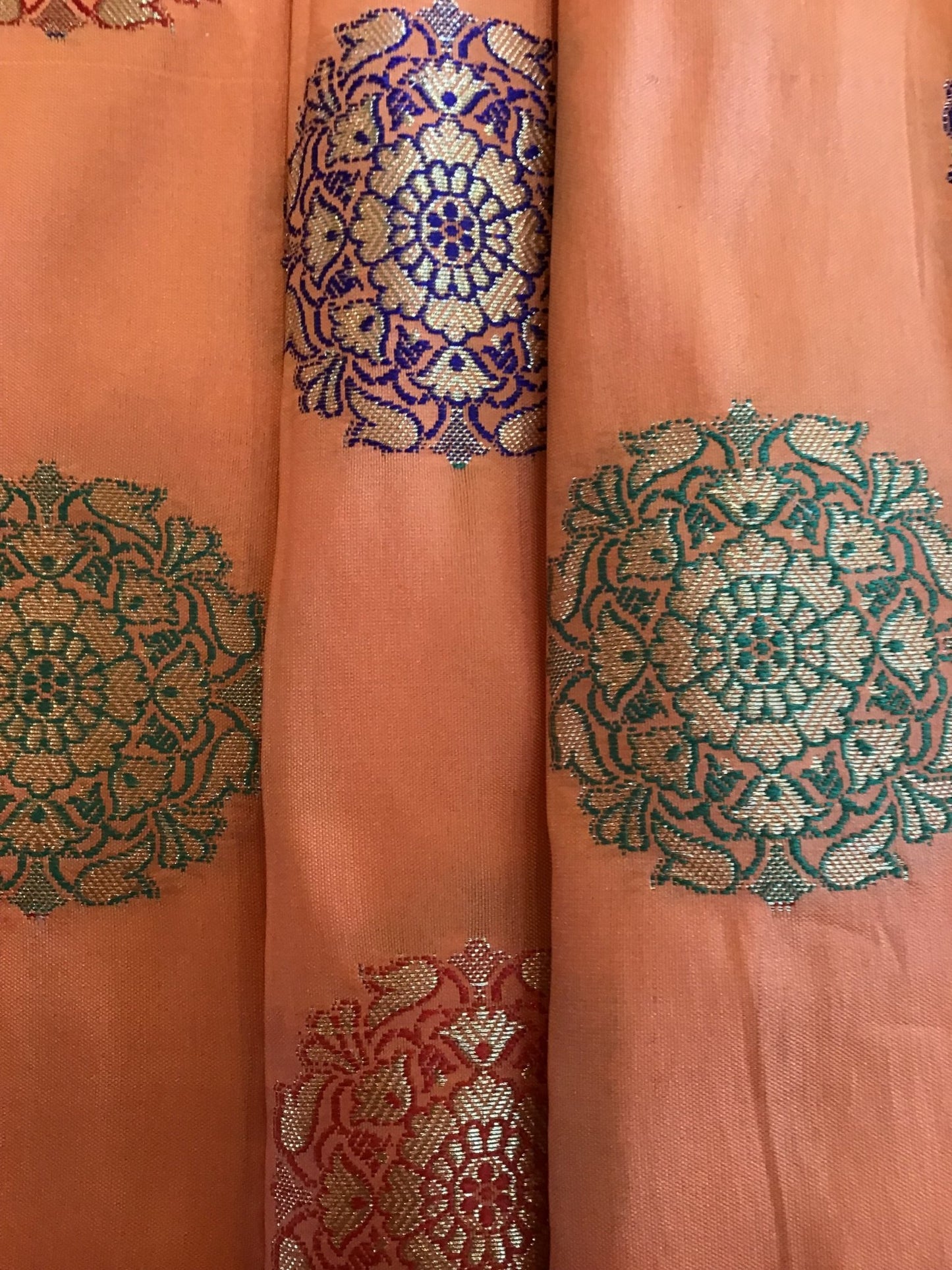 Banarasi silk brocade - Violet Elizabeth - Haberdashery