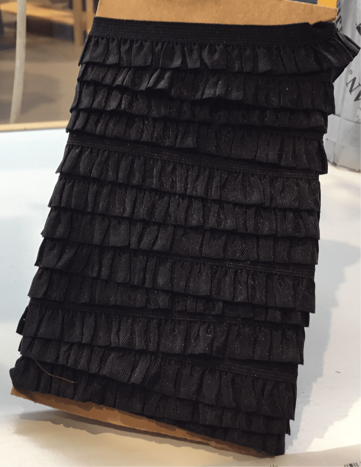 Black Ruffled knickers Elastic 15mm - Violet Elizabeth - Haberdashery