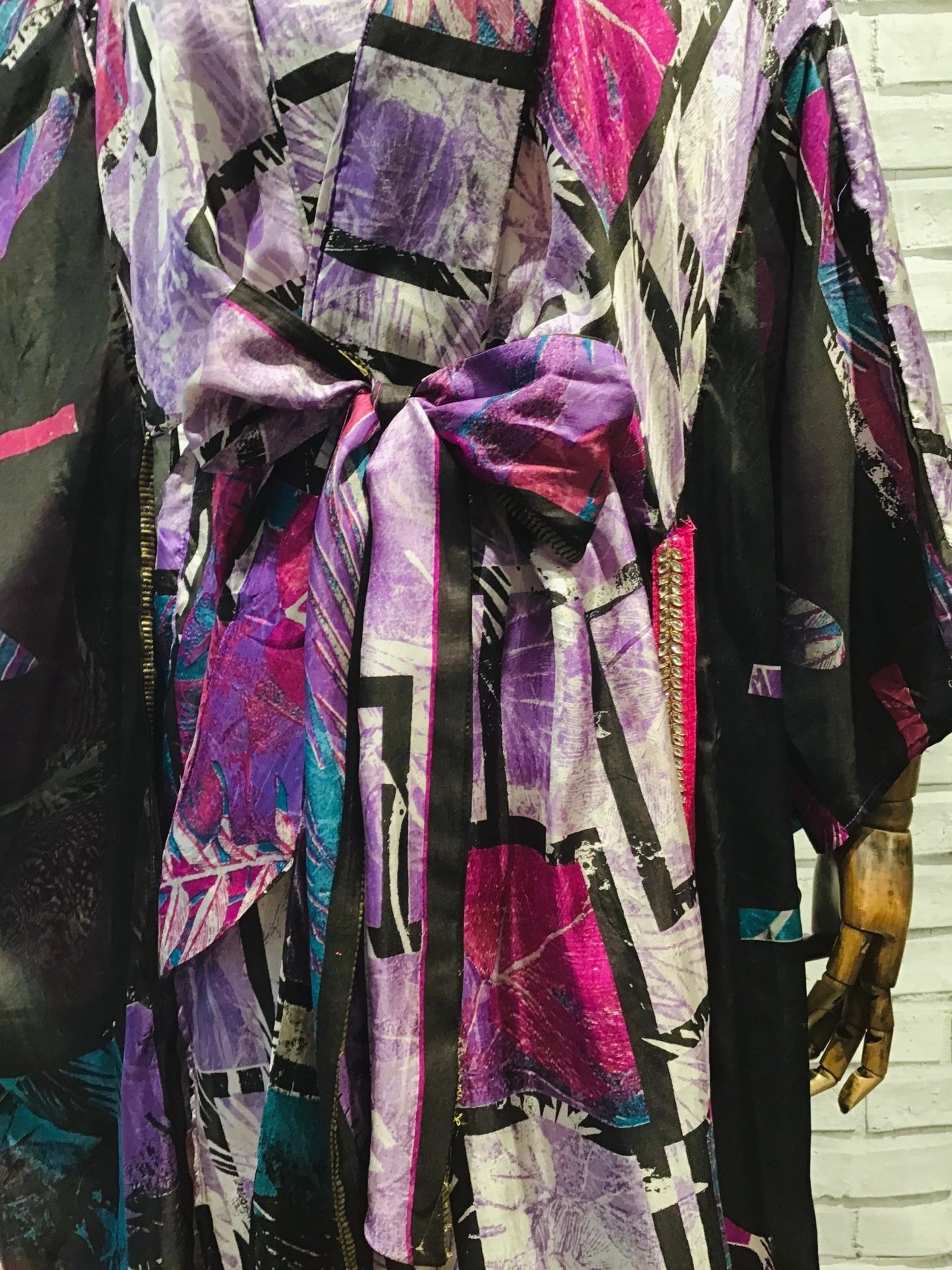 Blanche Devereaux Silk kimono - Violet Elizabeth - Clothing
