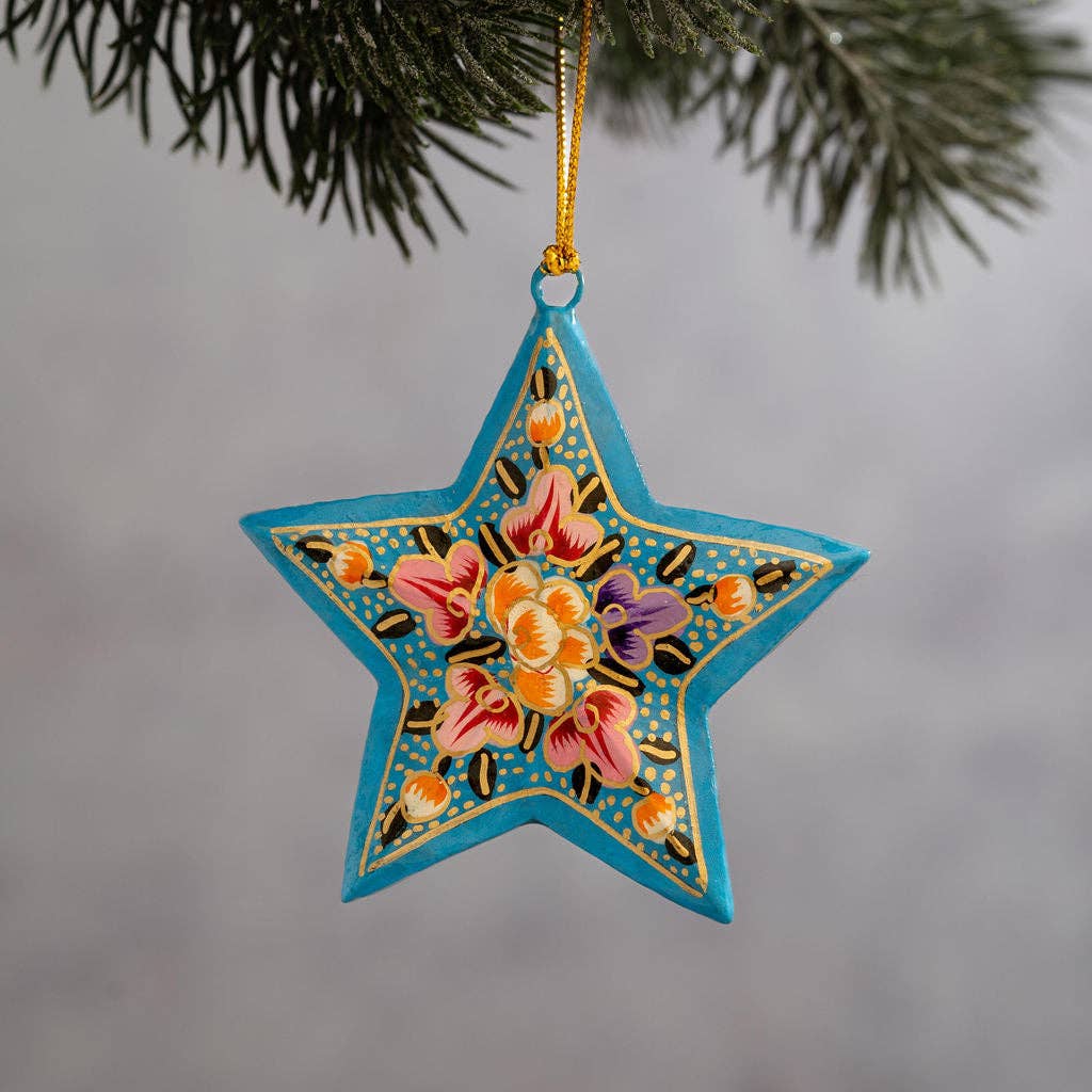 Blue Ternion Mini Star Hanging Ornament - Violet Elizabeth -
