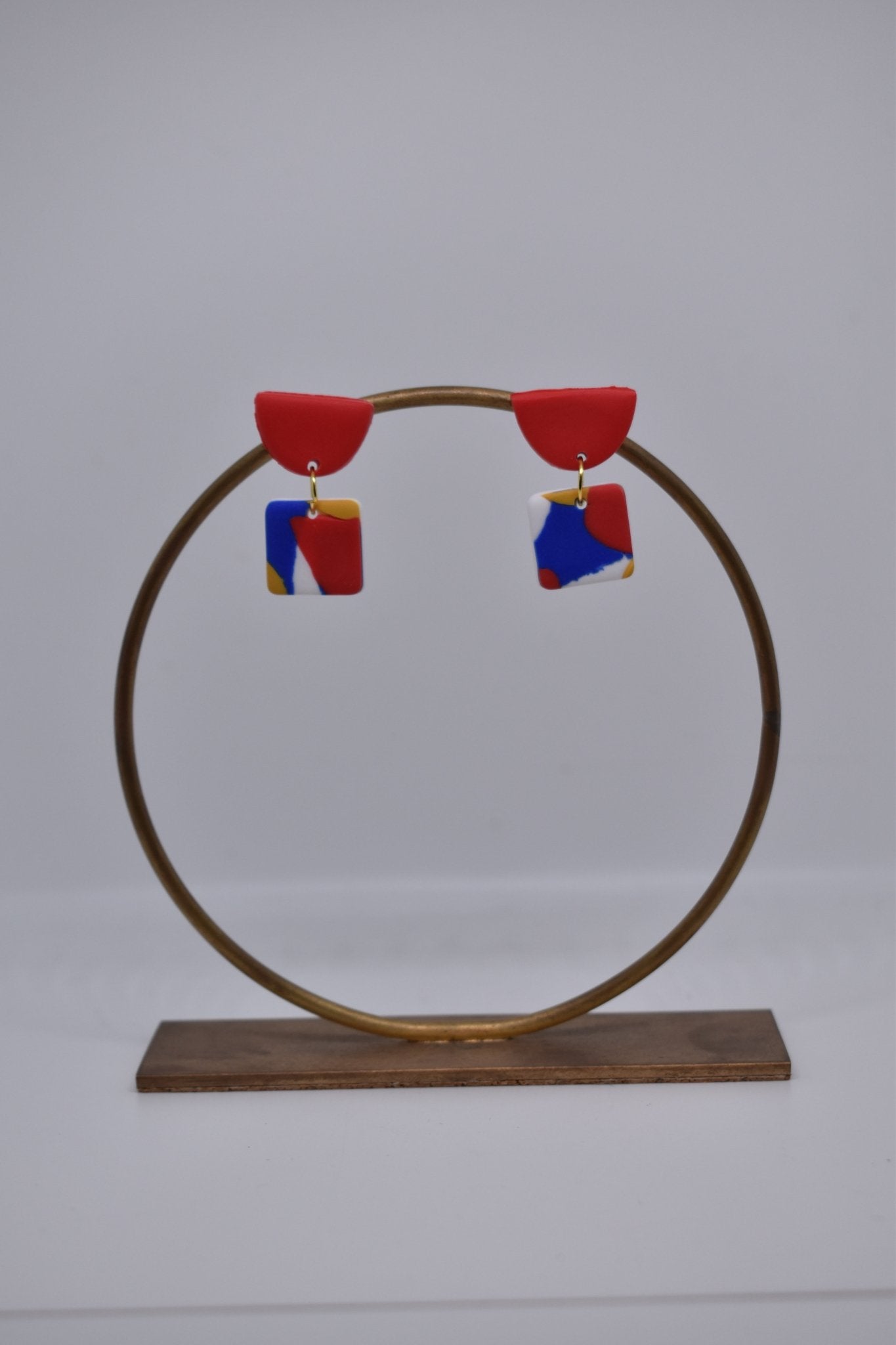 Bondi Mini Red Earrings - Violet Elizabeth - Jewellery