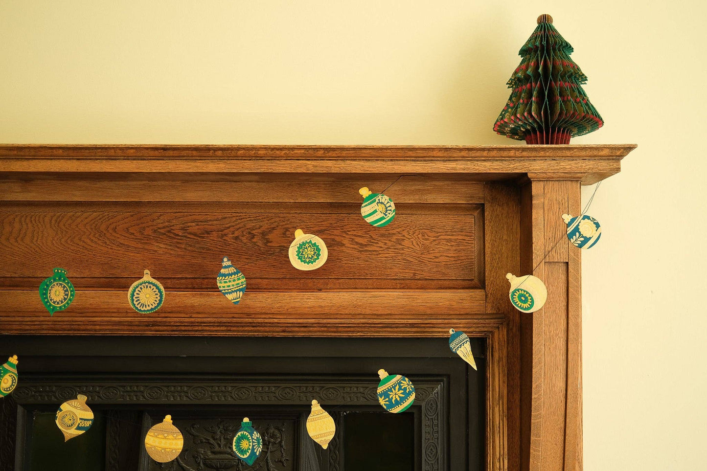 Christmas Ornaments Sewn Garland - Violet Elizabeth -