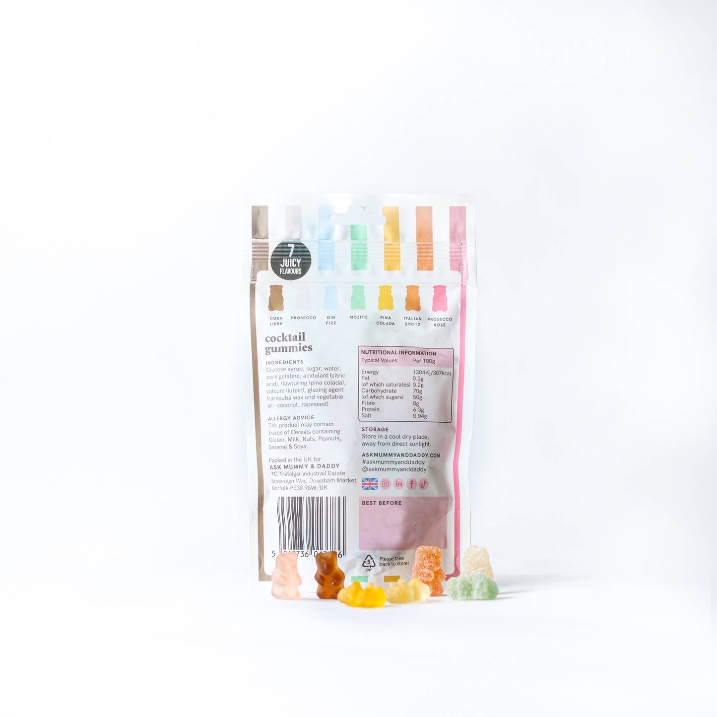 Cocktail Mix Share Bag - Violet Elizabeth -