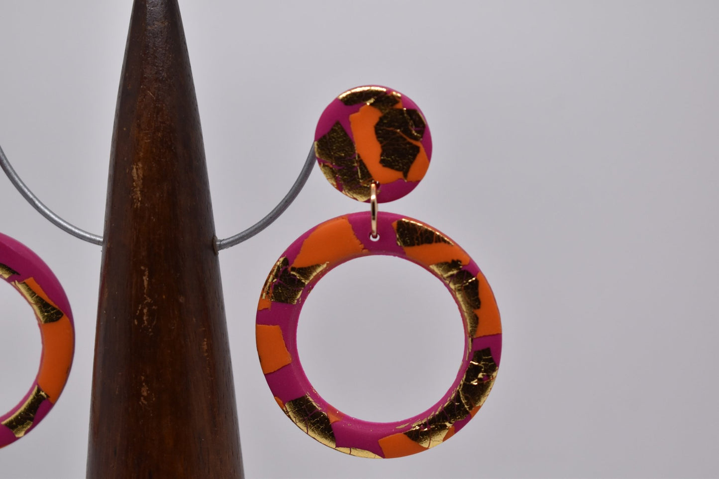 Desert Glow Large Hoop Earrings - Violet Elizabeth - Jewellery