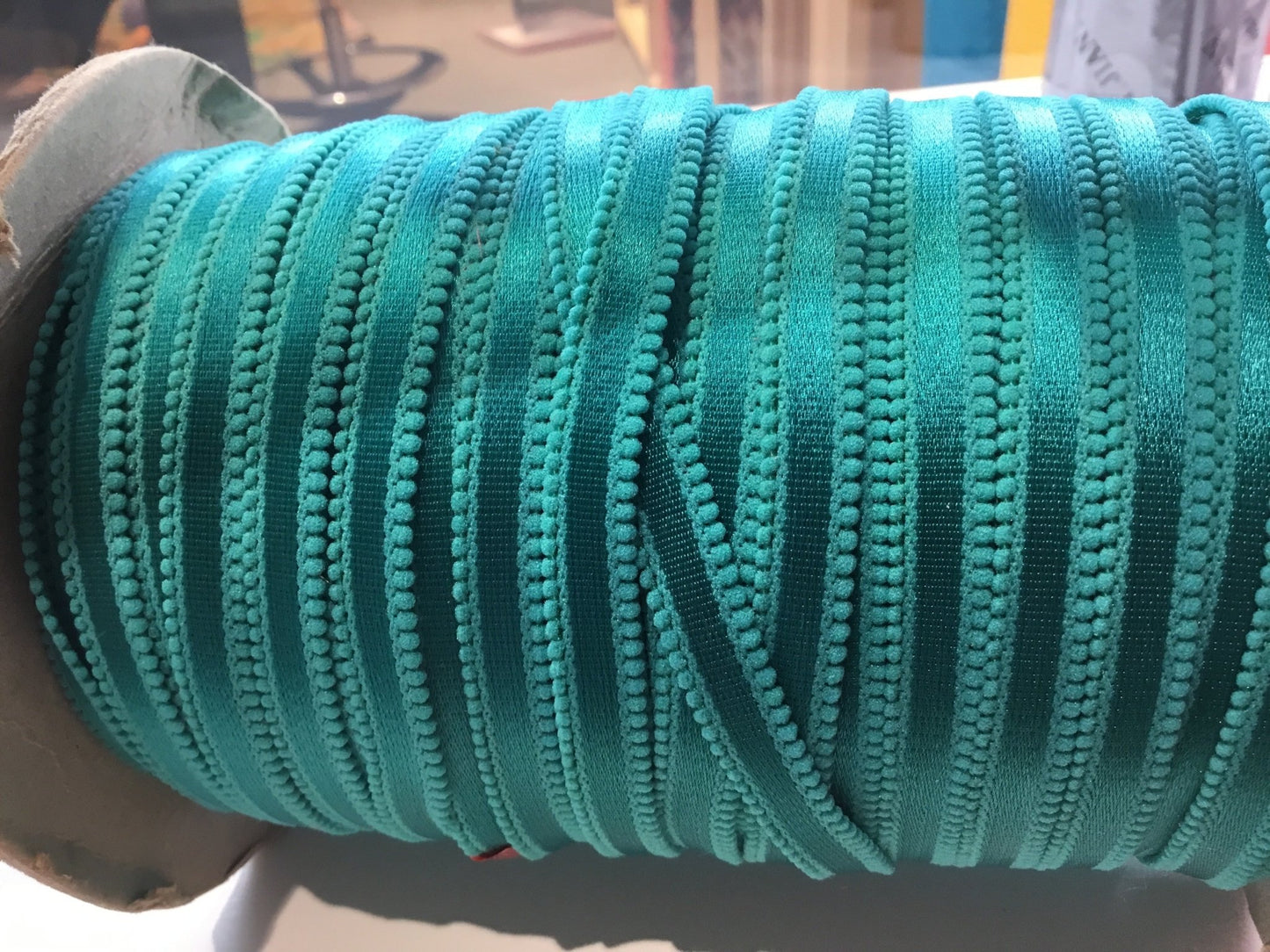Elastic kingfisher for strapping 10mm - Violet Elizabeth - Haberdashery