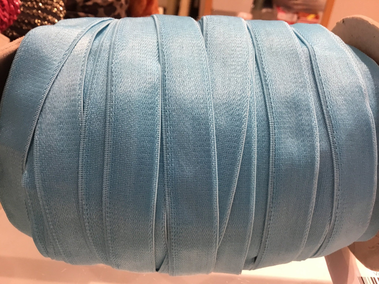 Elastic, turquoise for strapping 15 mm - Violet Elizabeth - Haberdashery