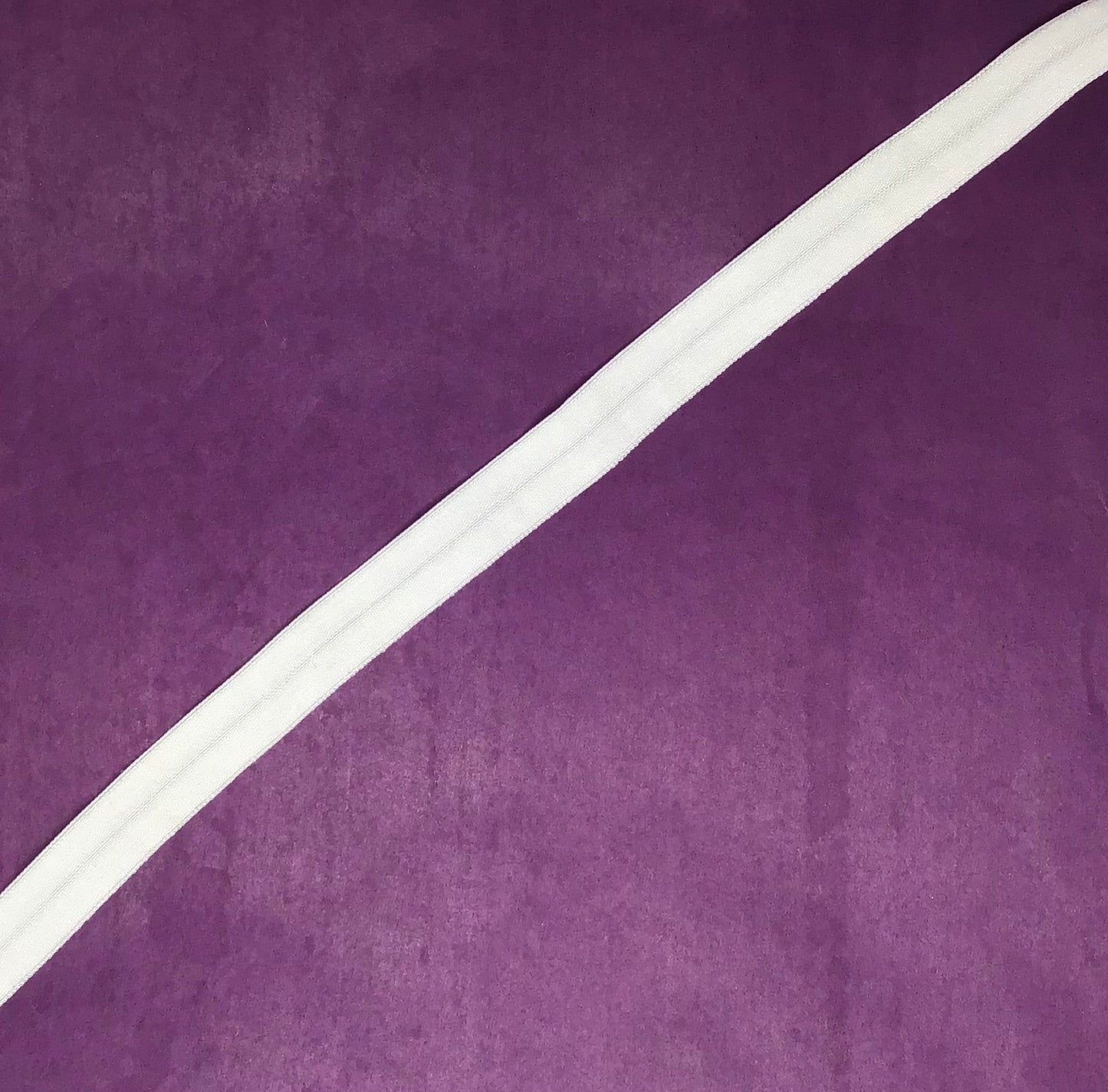 Elastic white turn over 12mm - Violet Elizabeth - Haberdashery