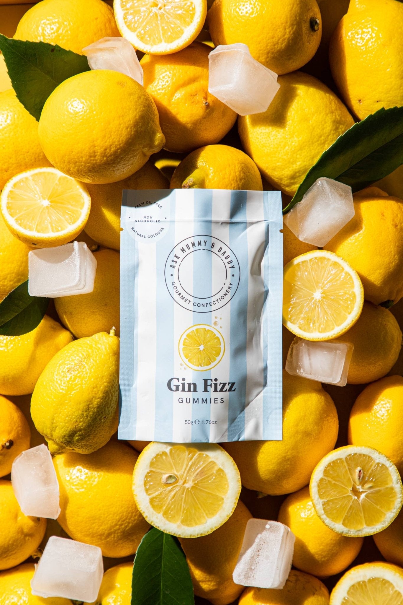Gin Fizz Gummies 50g Pouch - Violet Elizabeth -