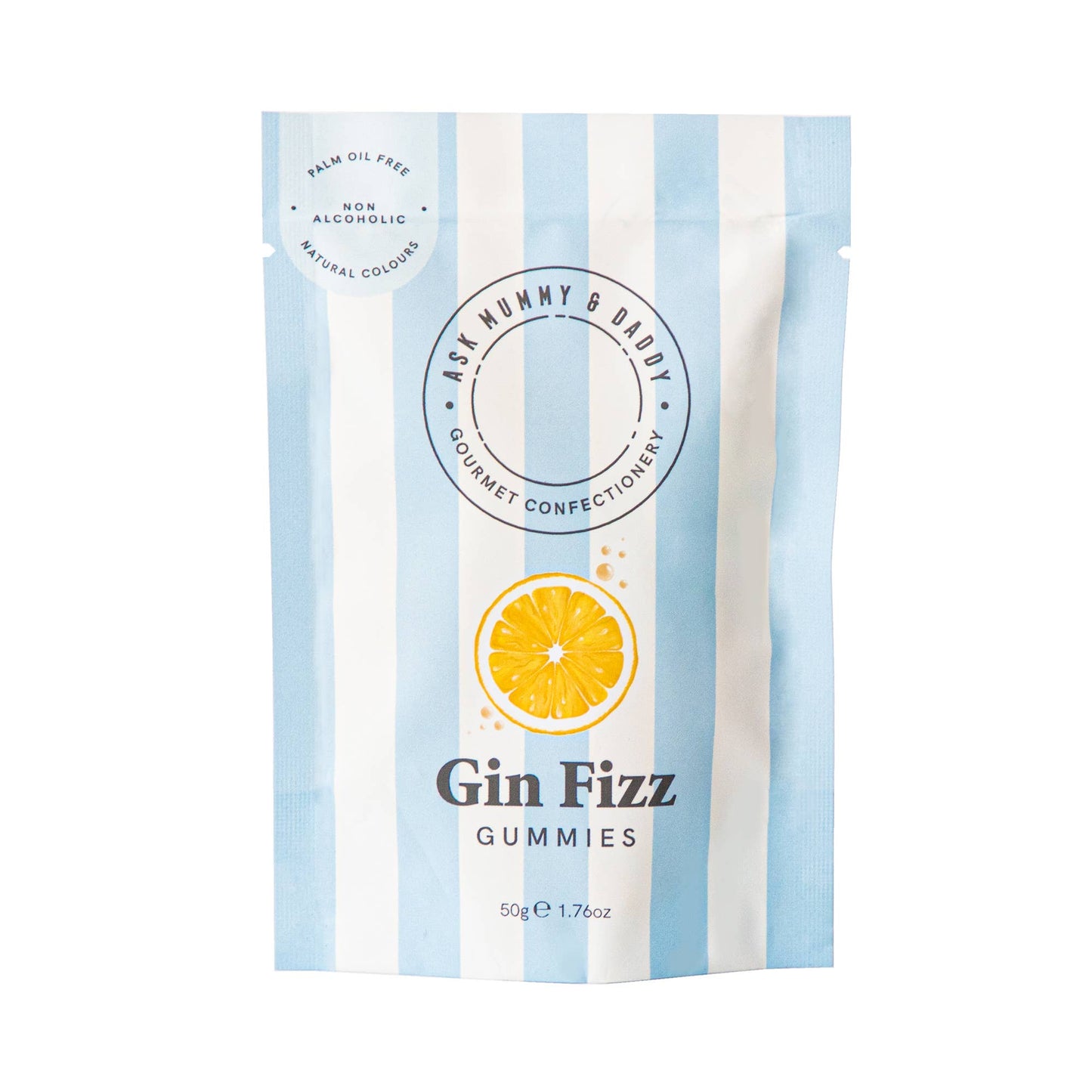 Gin Fizz Gummies 50g Pouch - Violet Elizabeth -