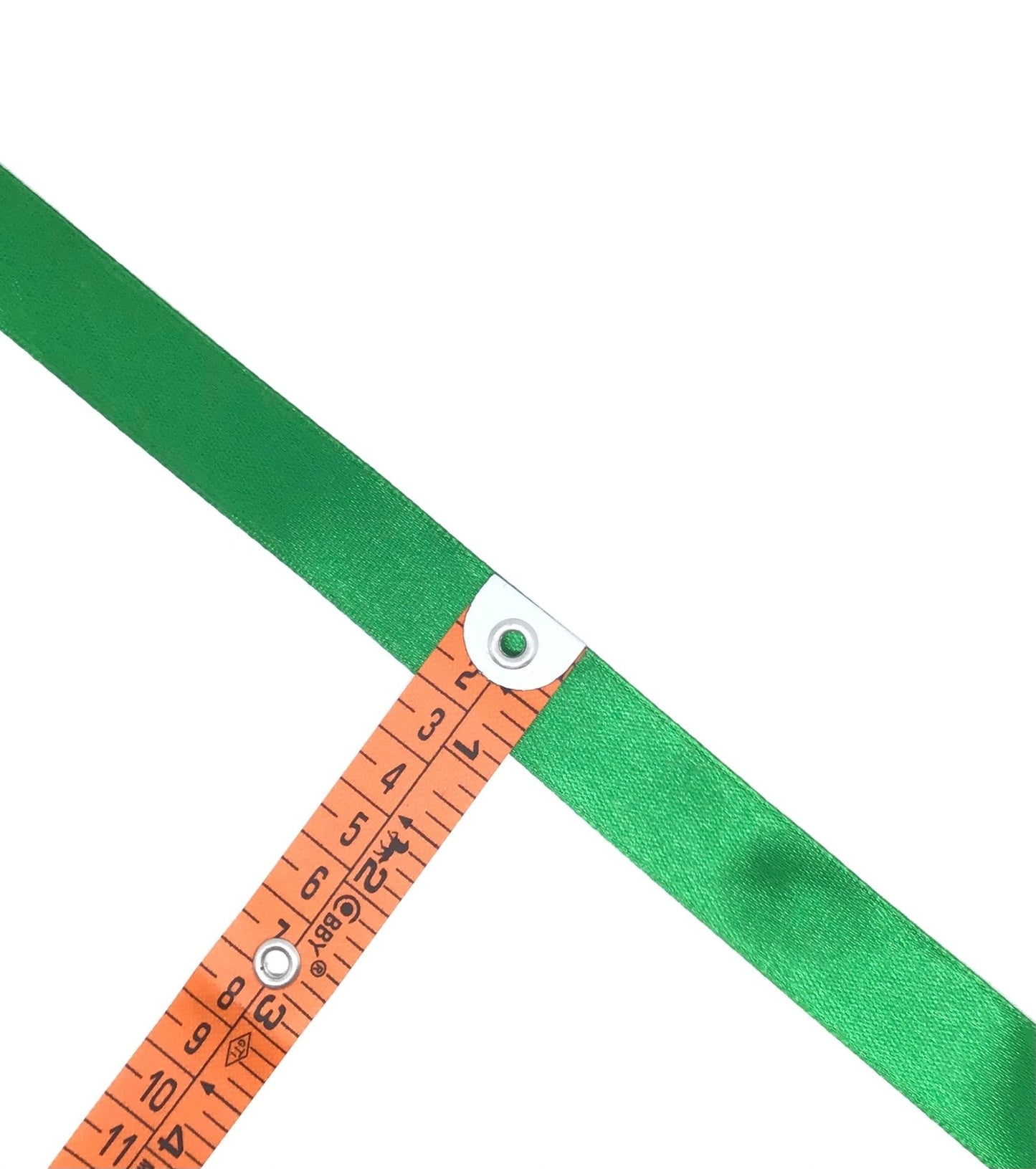 Green ribbon. 15m reel - Violet Elizabeth - Haberdashery