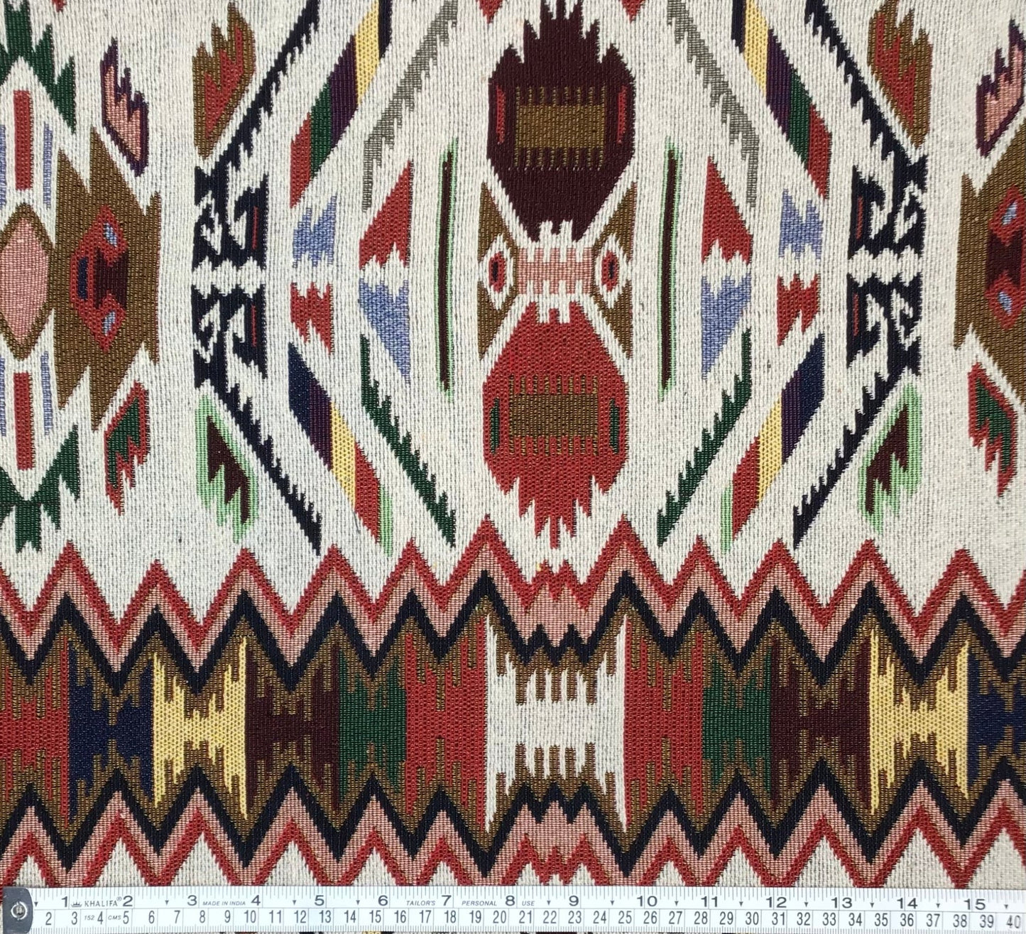 Hand loom tapestry type fabric. - Violet Elizabeth - Haberdashery