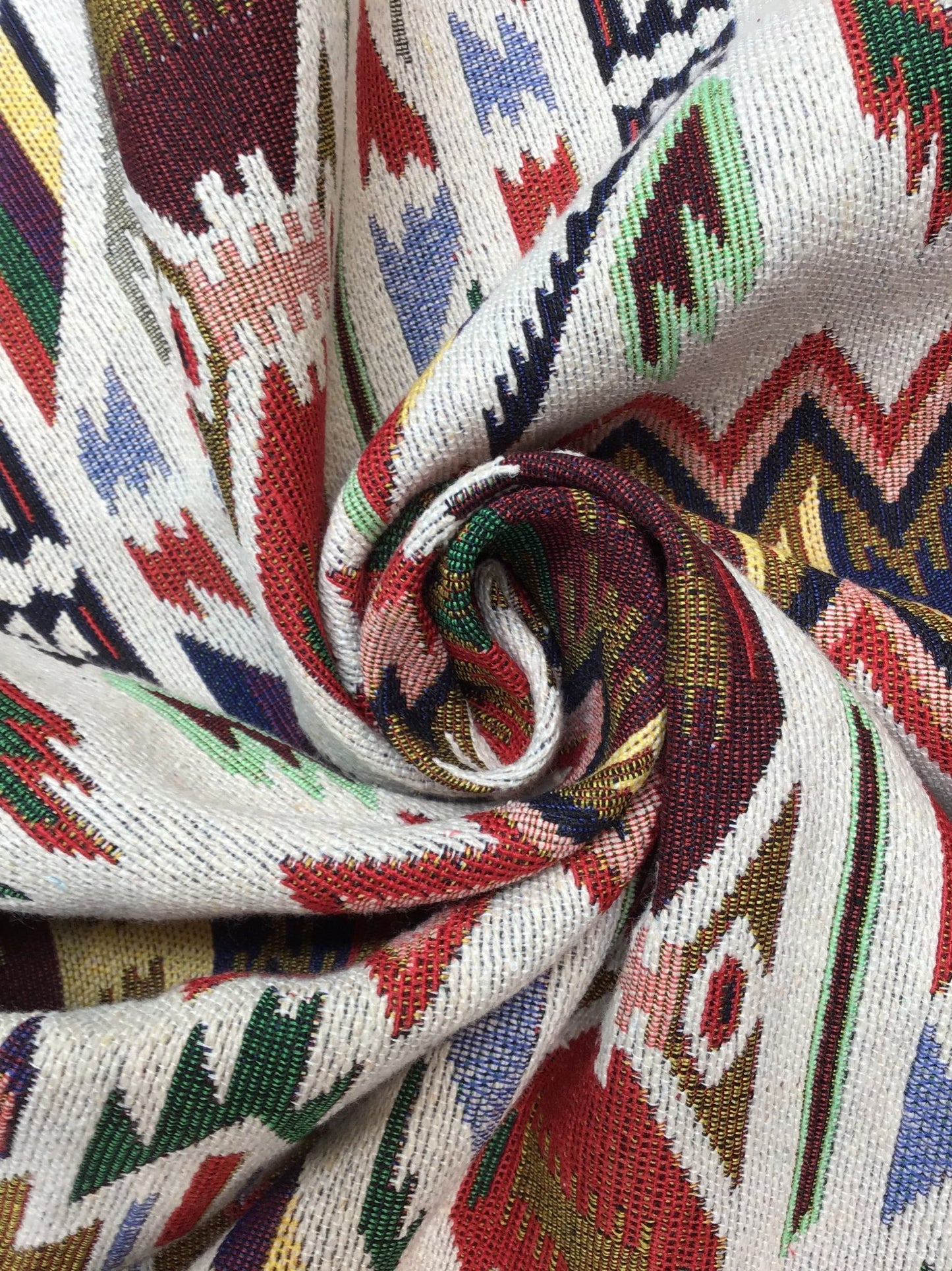 Hand loom tapestry type fabric. - Violet Elizabeth - Haberdashery