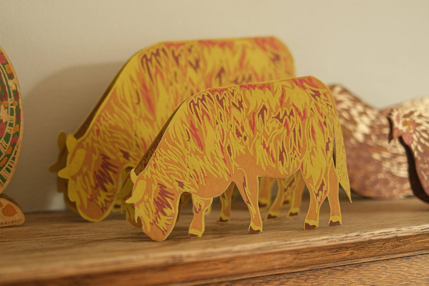 Highland Cow Greeting Card: C5 - Violet Elizabeth - Gift Cards