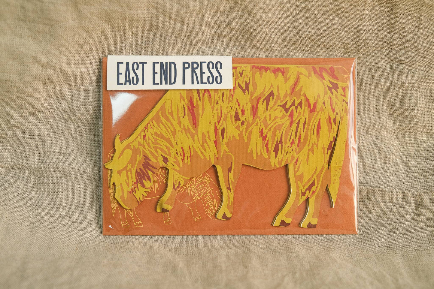 Highland Cow Greeting Card: C5 - Violet Elizabeth - Gift Cards