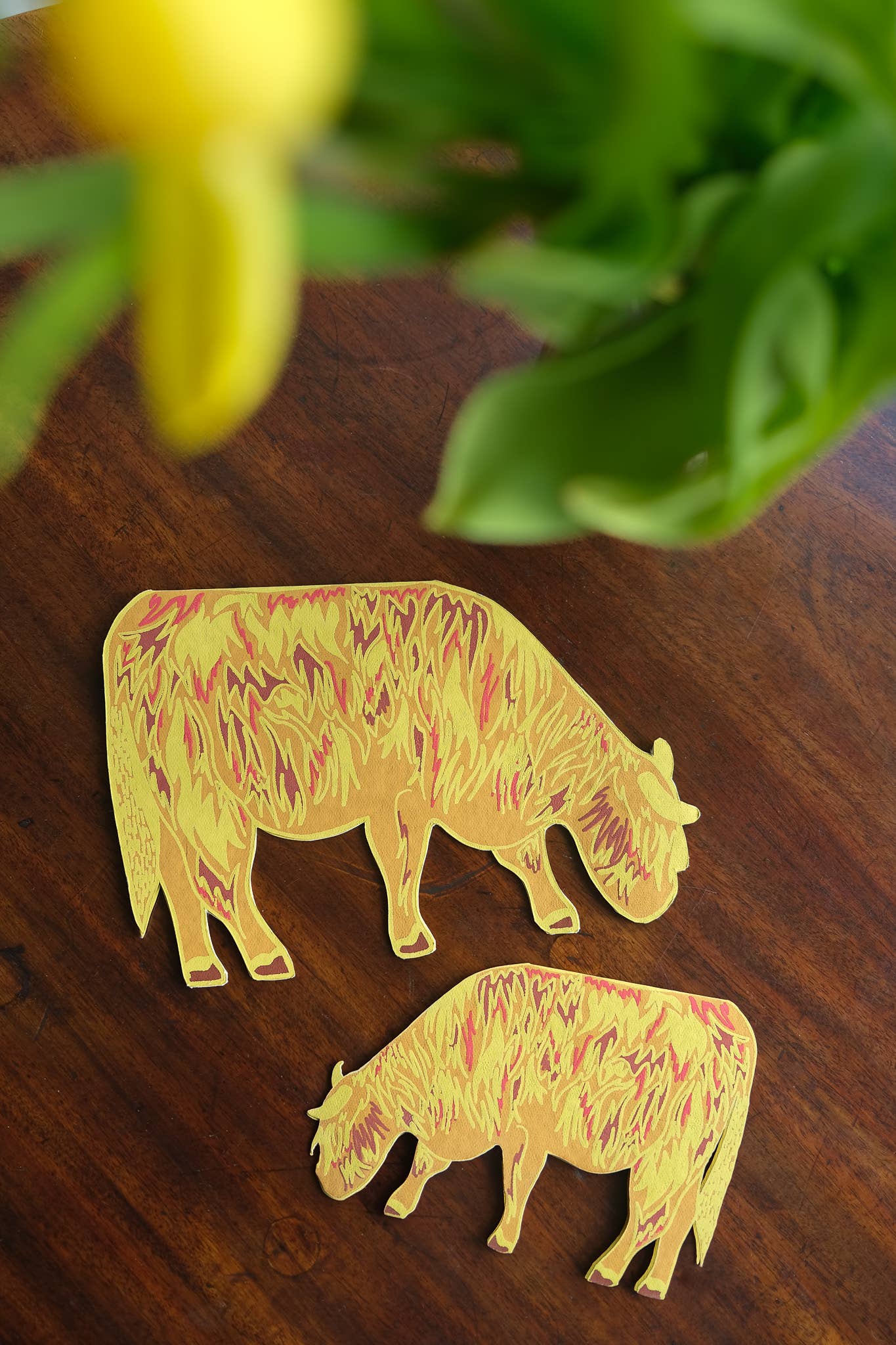 Highland Cow Greeting Card: C5 - Violet Elizabeth - Gift Cards