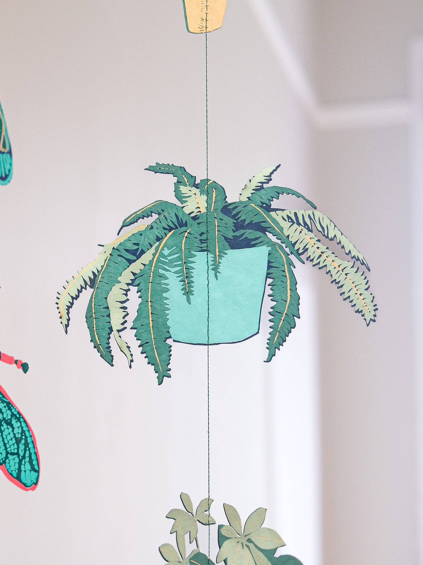Houseplants Vertical Wall Hanging - Violet Elizabeth -