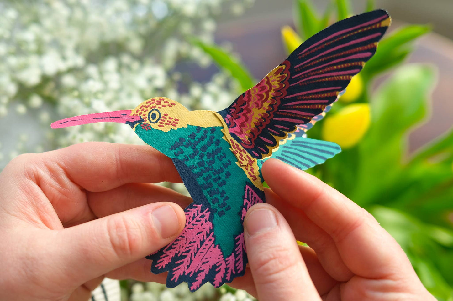 Hummingbird Greeting Card - Violet Elizabeth - Gift Cards