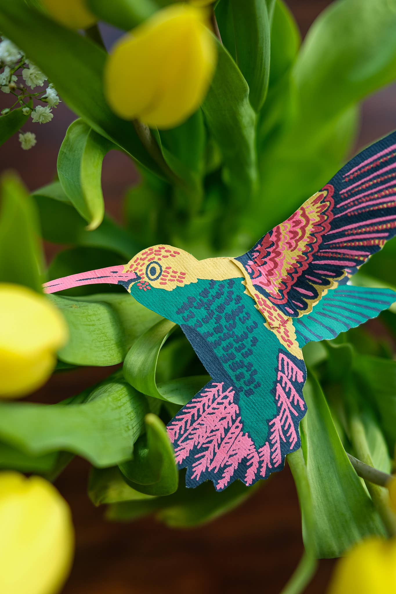 Hummingbird Greeting Card - Violet Elizabeth - Gift Cards