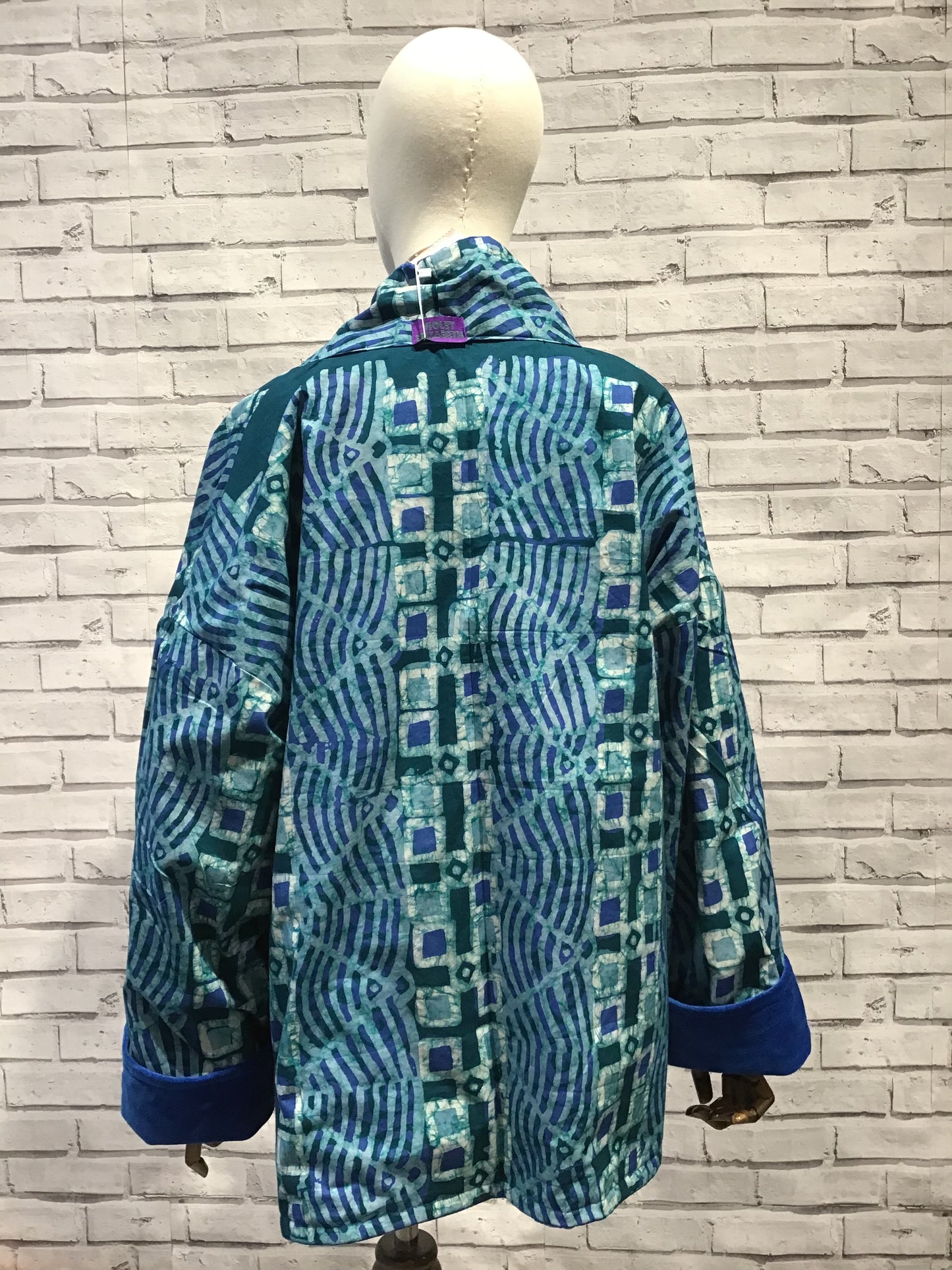 Crystalline Lagoon Velvet Jacket - Violet Elizabeth