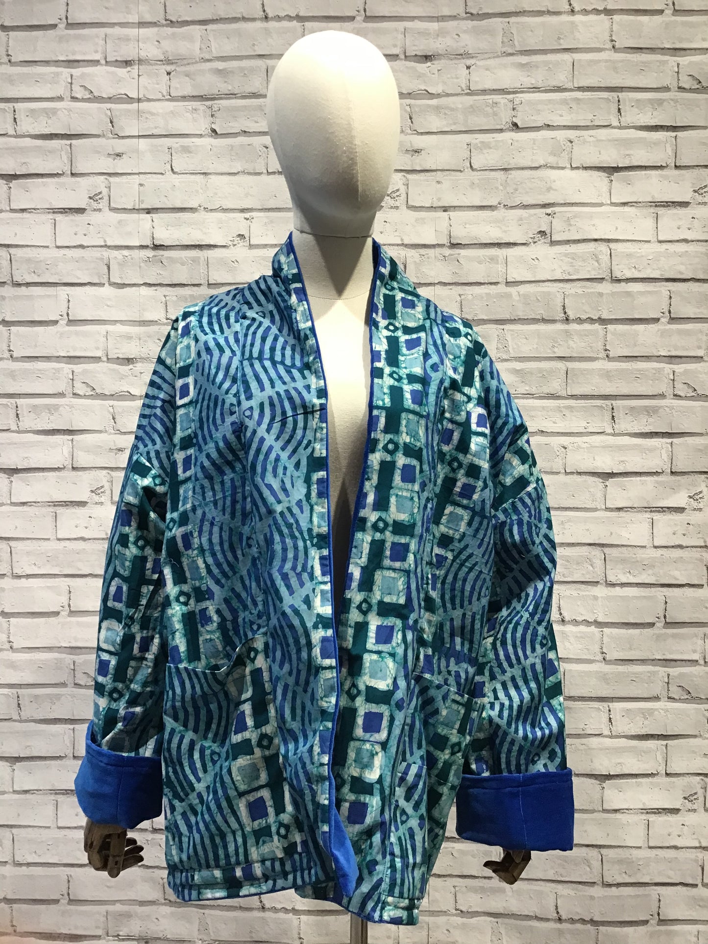 Crystalline Lagoon Velvet Jacket - Violet Elizabeth