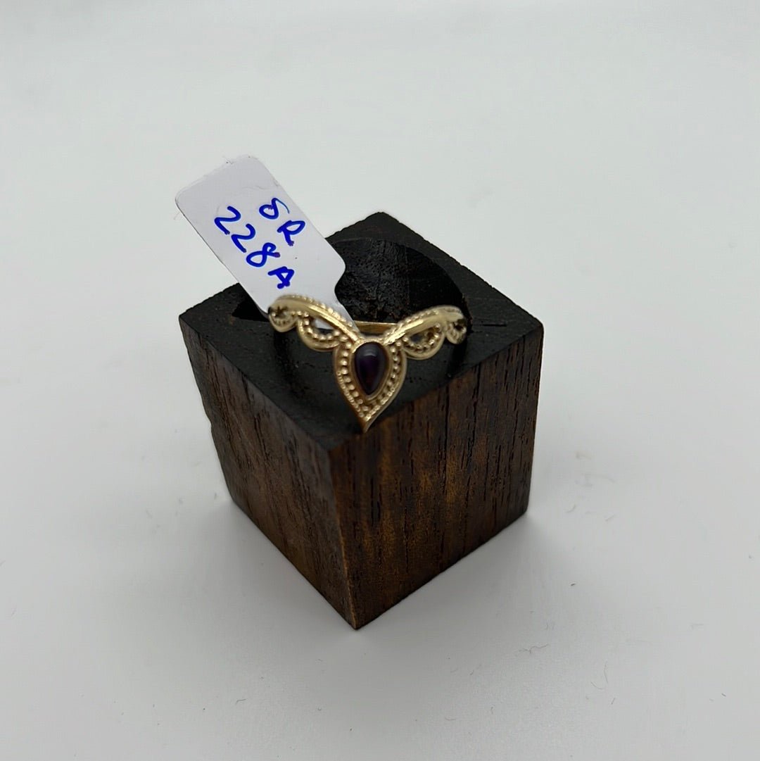 Jasmins Tiara Brass Ring - Violet Elizabeth - Jewellery