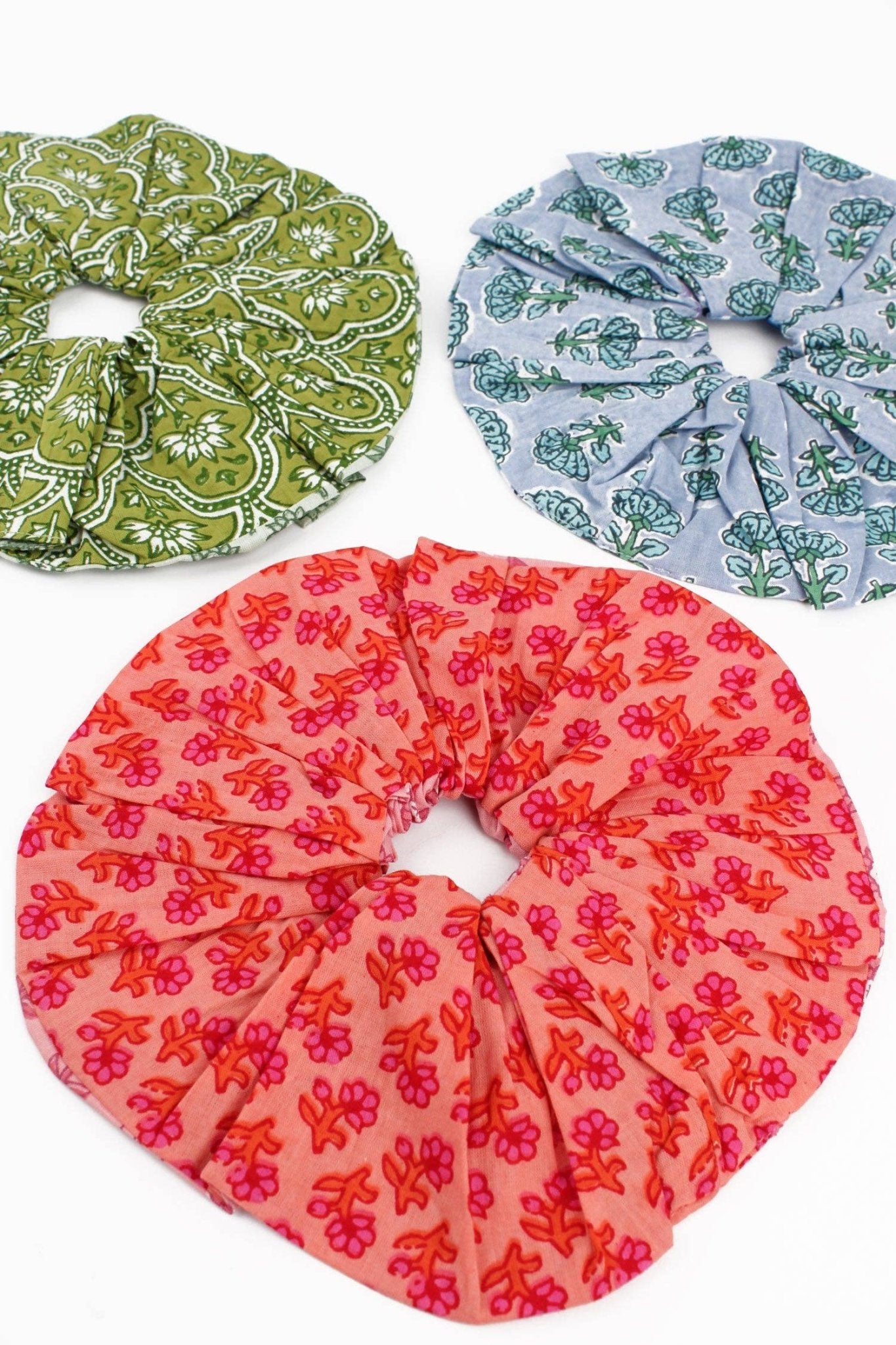 LARGE SCRUNCHIES - PACK OF 3 - Violet Elizabeth -