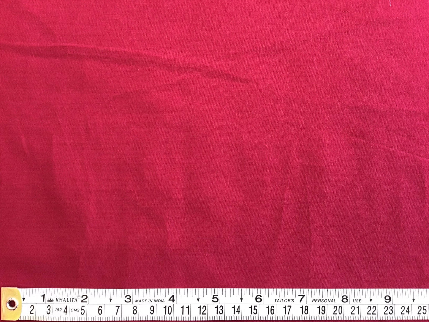 Lipstick 100% Cotton slub - Violet Elizabeth - Haberdashery