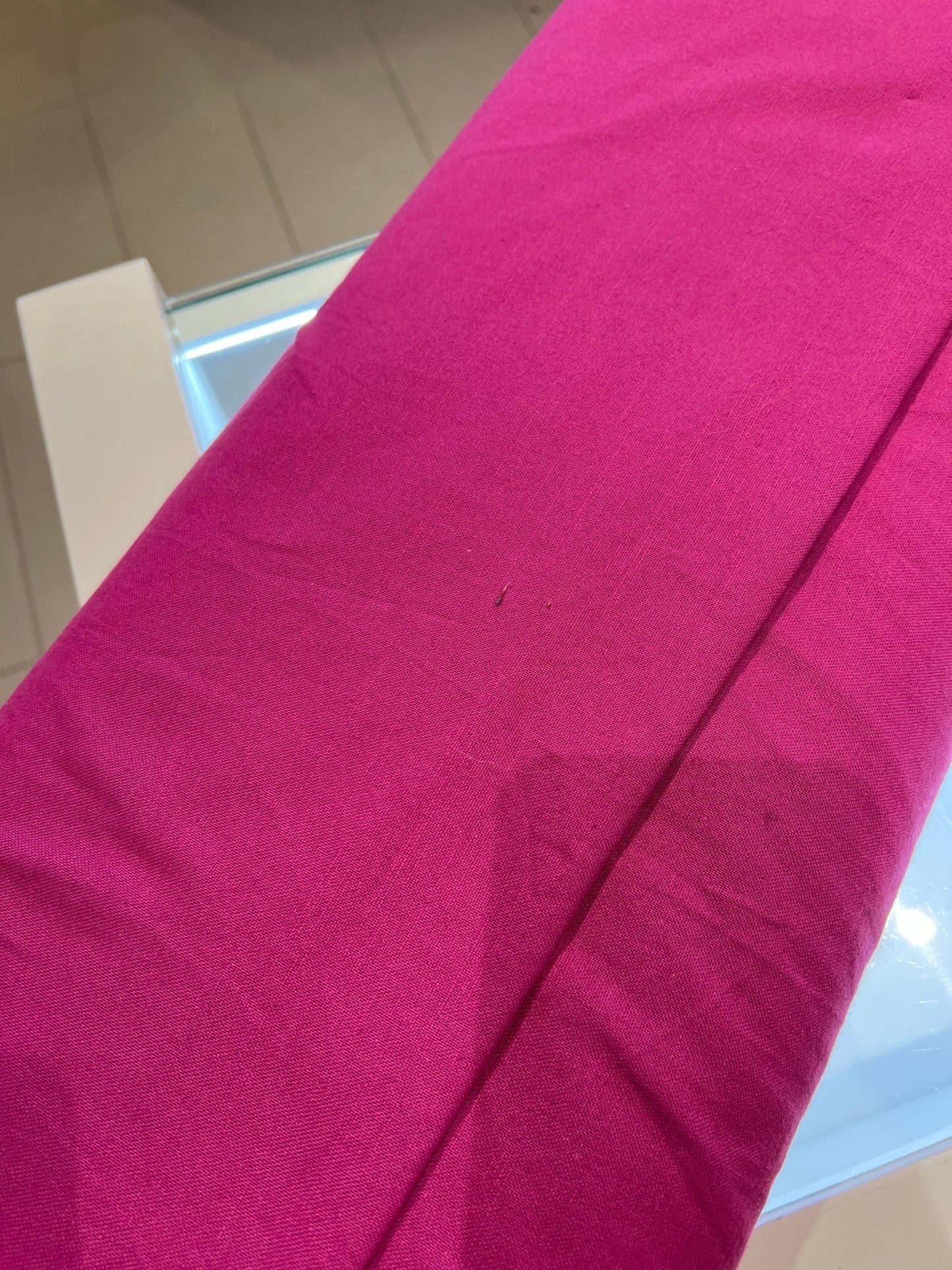 Magenta Fabric 100% Cotton slub - Violet Elizabeth - Haberdashery
