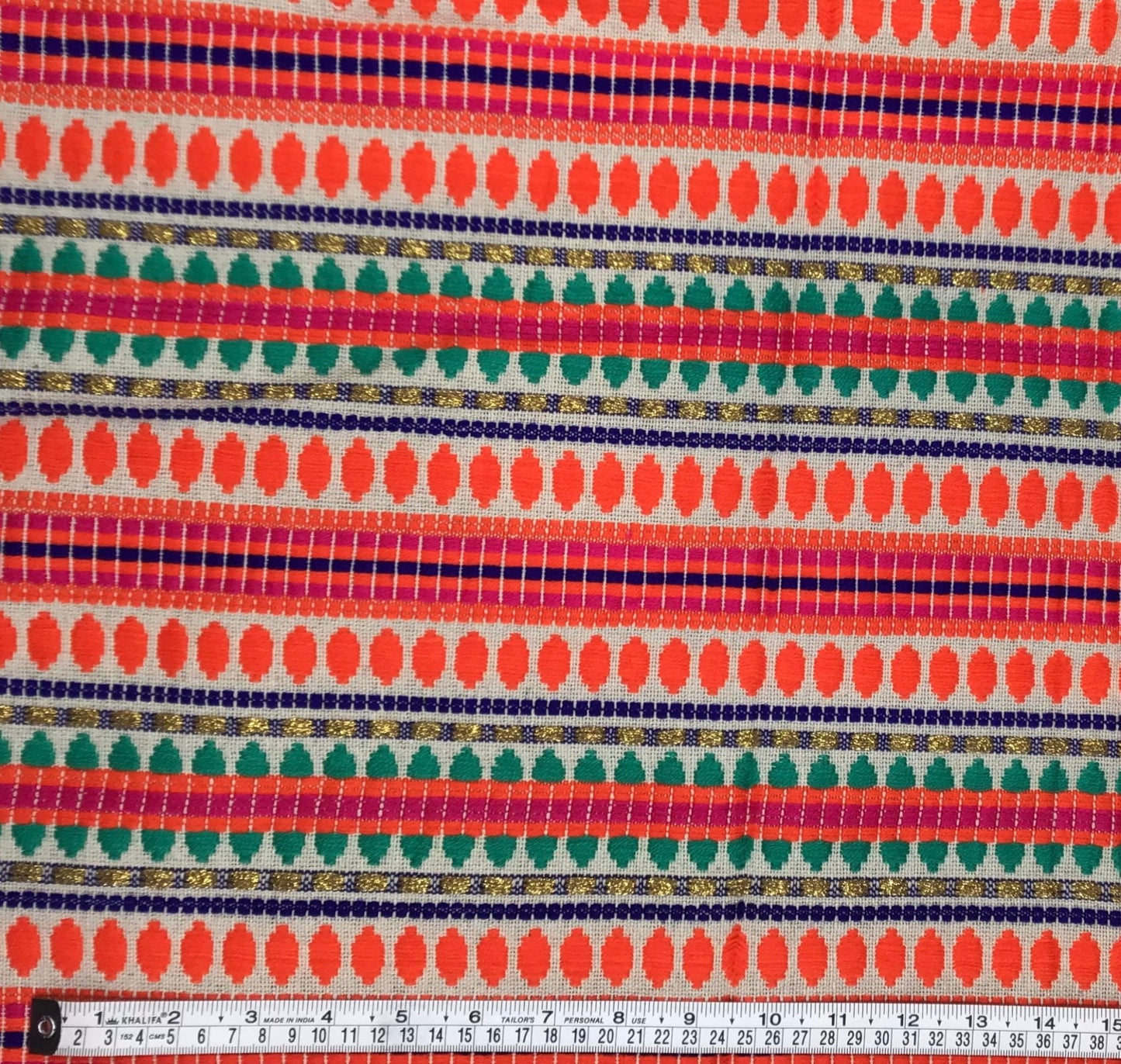 Marrakesh summer Handloom Fabric - Violet Elizabeth - Haberdashery